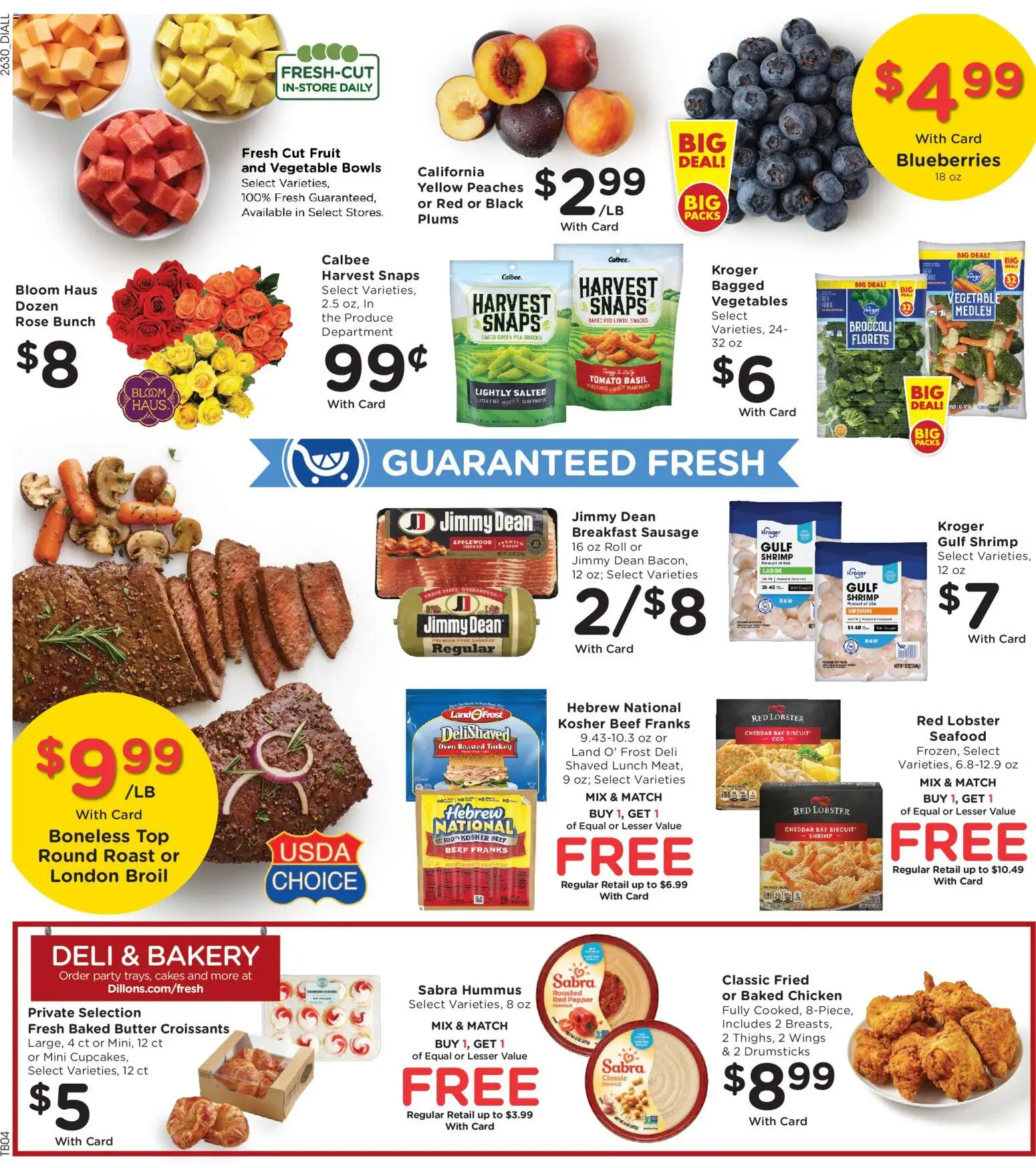 Dillons Weekly Ad - valid from 08/26/2026 | Page: 12 | Products: Bacon, Sausage, Croissants, Oven