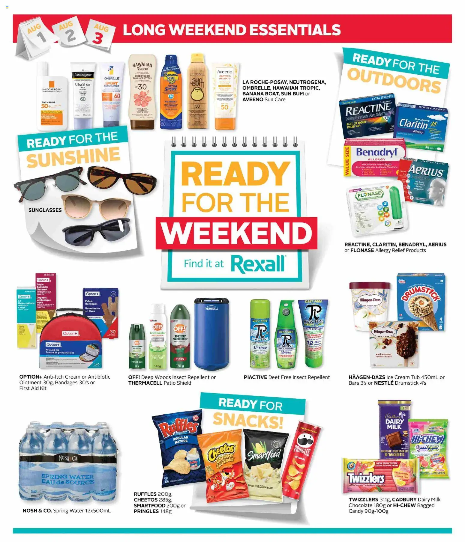 Rexall flyer valid from Jul 31, 2026 | Page: 23 | Products: Cream, Ice cream, Water, Ice