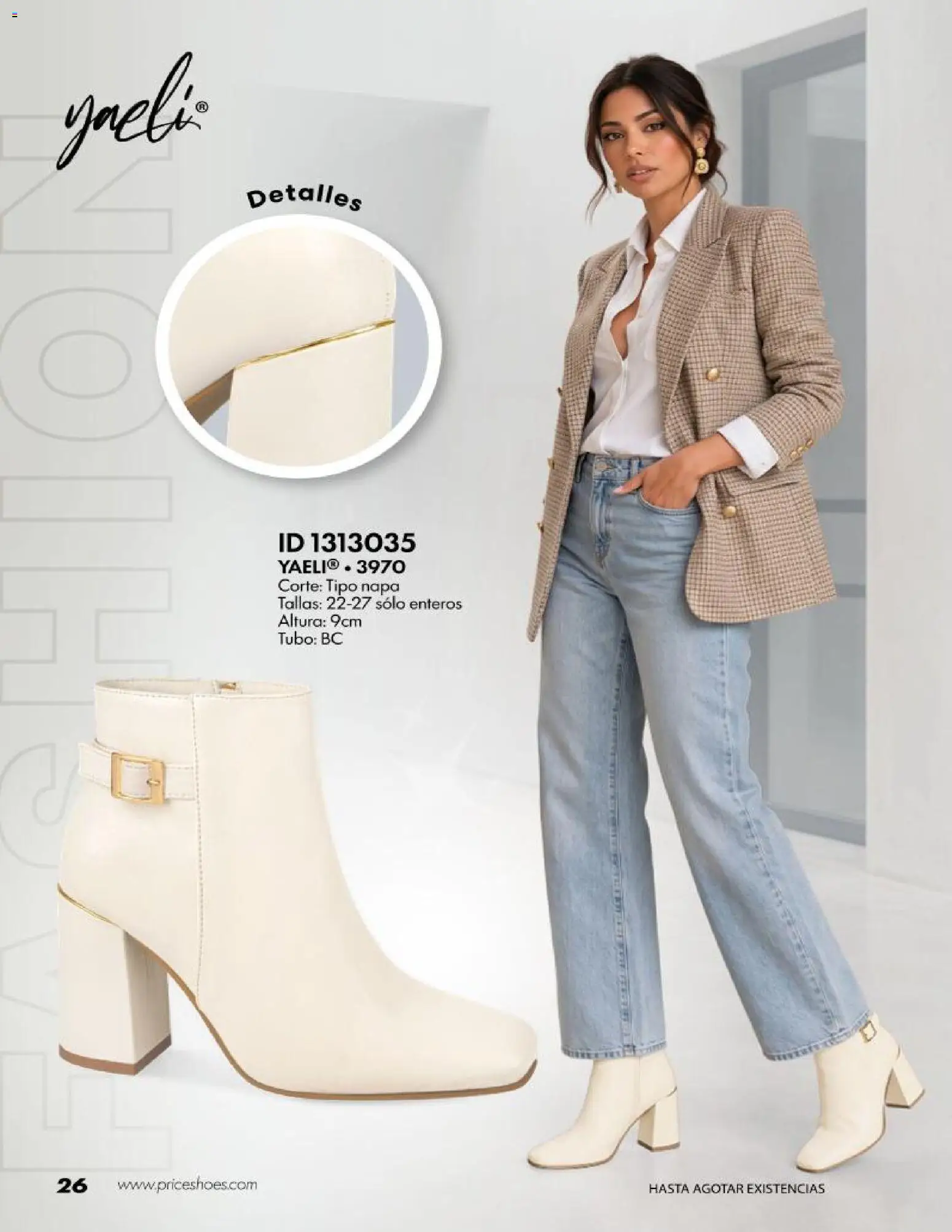 Nuevas ofertas de Price Shoes válidas en toda la República Mexicana desde el 20/10/2026. ¡Encuentra las mejores ofertas en Price Shoes catálogo Botines Basicos! | Página: 26