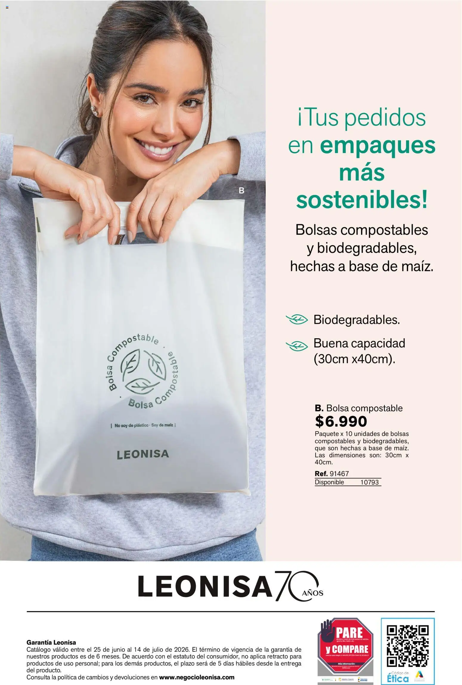 Leonisa revista - valida desde el 25/06/2026 | Página: 13 | Productos: Bolsa, Maiz