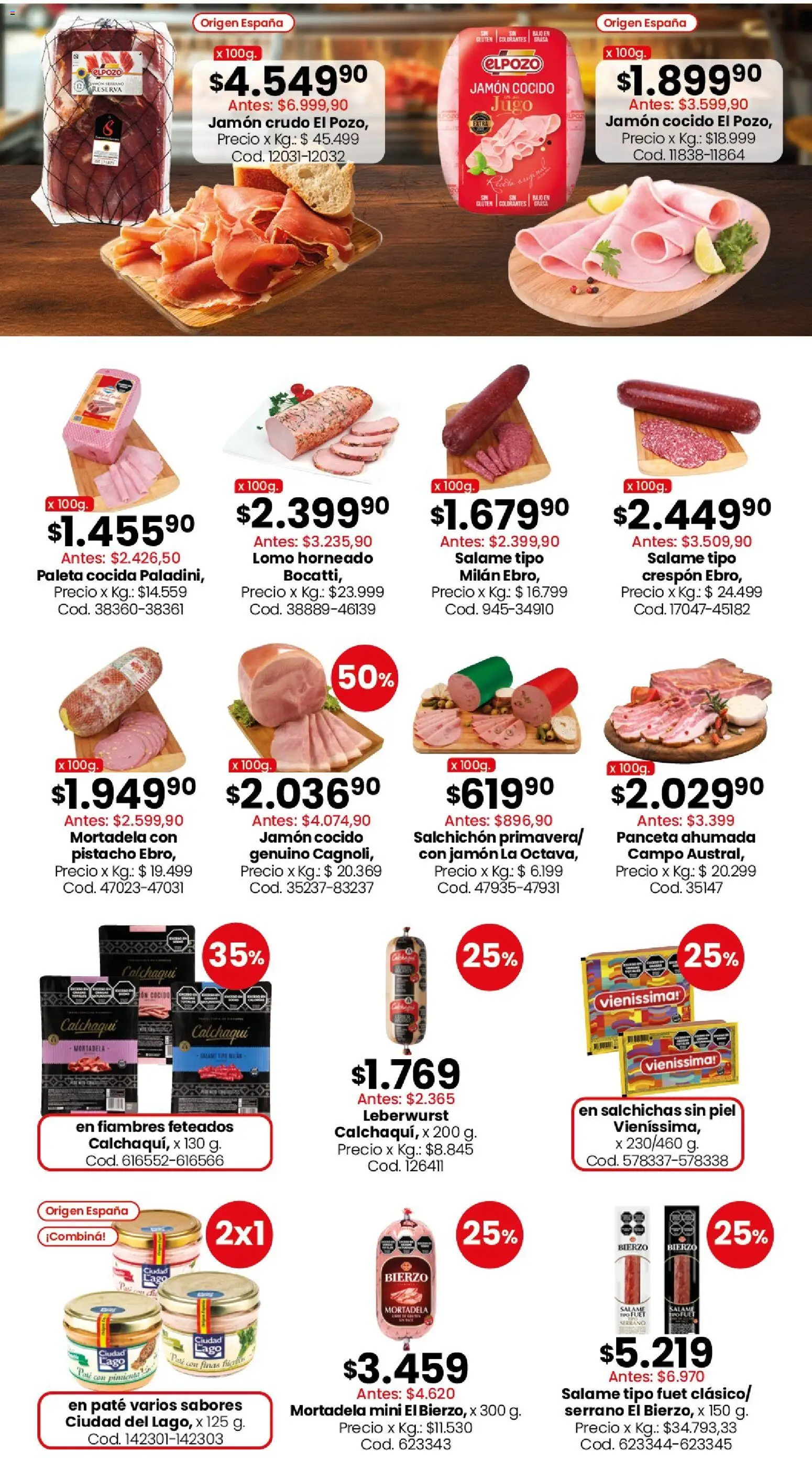 Coto ofertas │ válido desde el 20/07/2026 | Página: 9 | Productos: Jamón crudo, Paleta, Salami, Salame