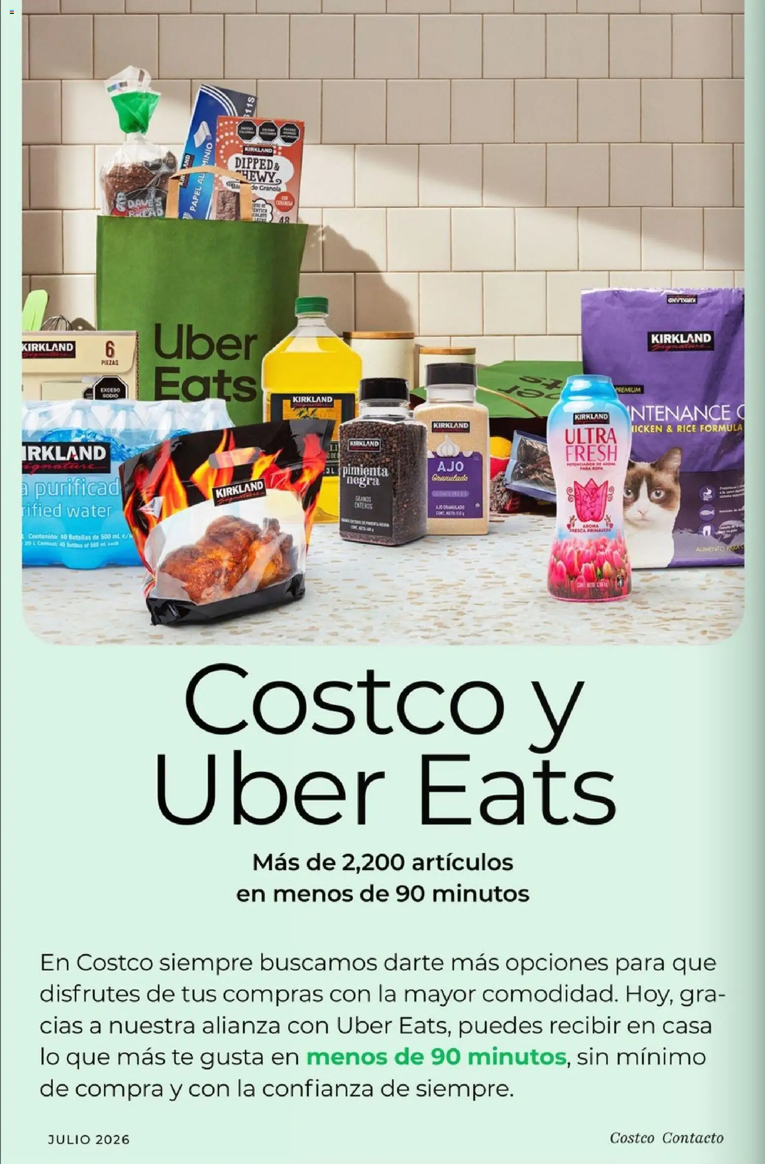 Nuevas ofertas de Costco válidas en toda la República Mexicana desde el 01/07/2026. ¡Encuentra las mejores ofertas en Costco Revista Julio 2026! | Página: 2 | Productos: Ajo, Agua, Botella, Té
