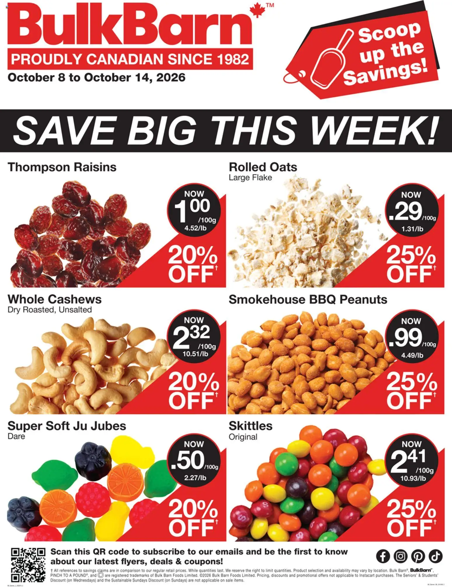 Bulk Barn flyer valid from Oct 8, 2026 | Page: 1