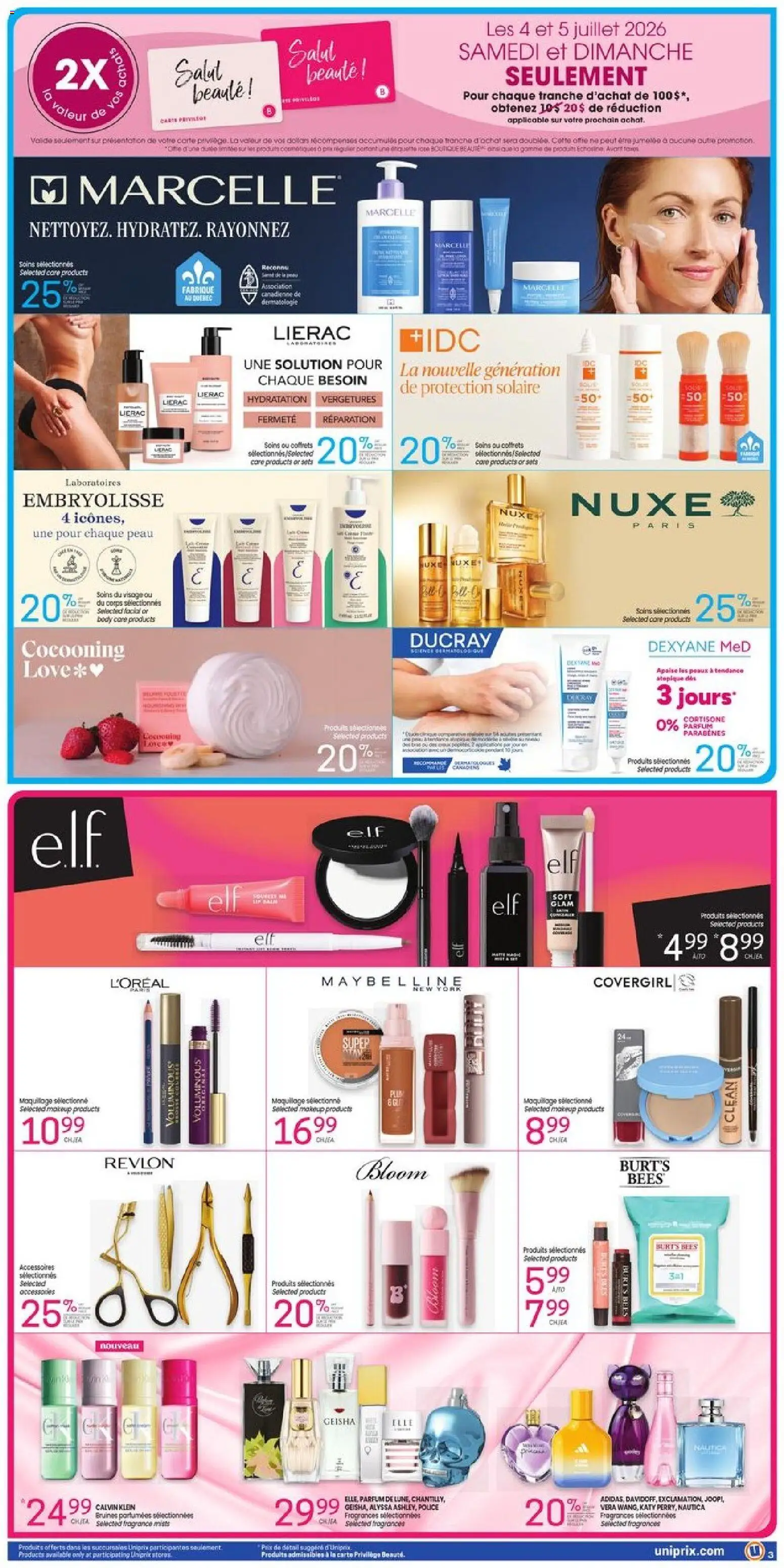 Uniprix Flyer from Jul 2, 2026 - Unlock Huge Savings | Canada