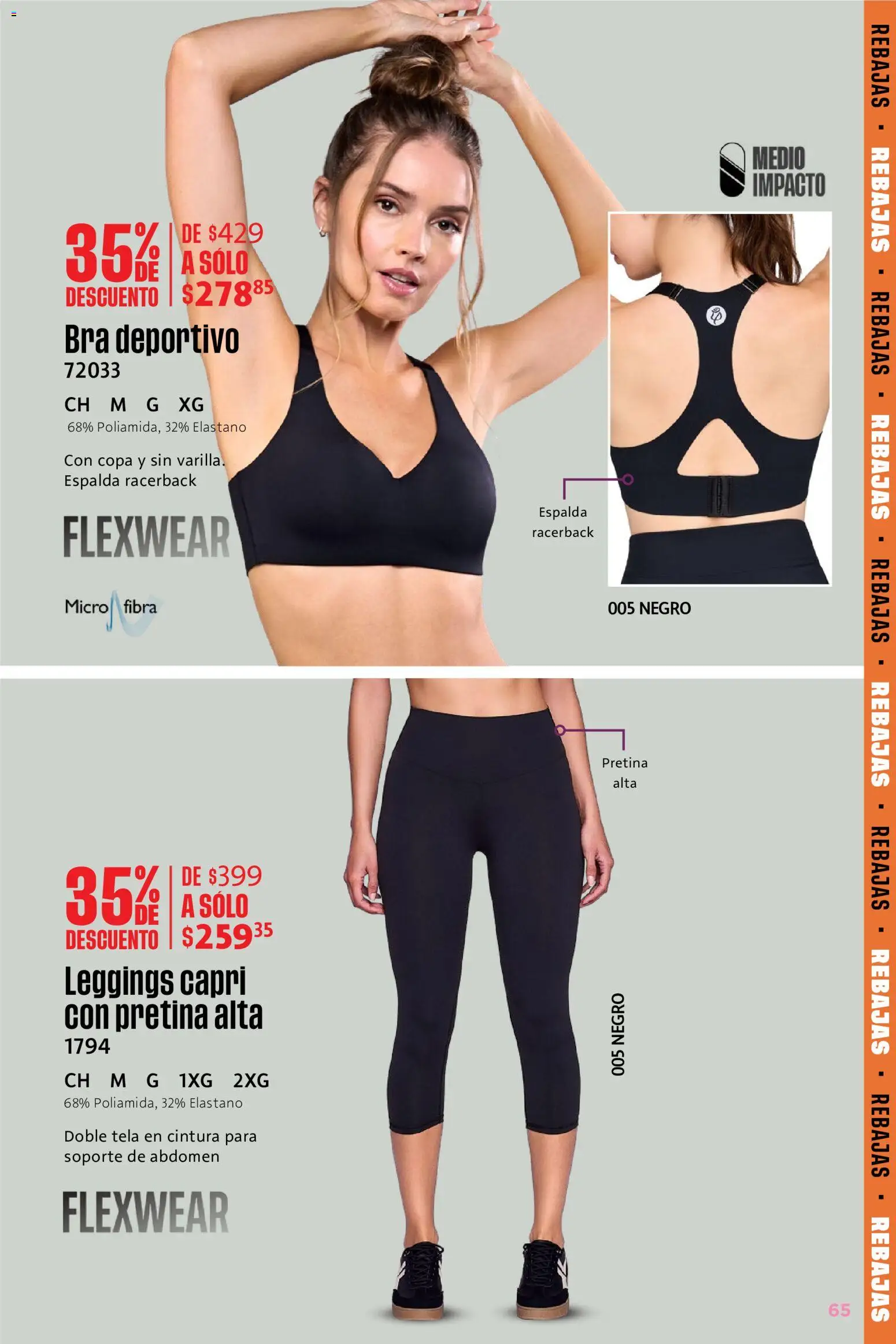 Nuevas ofertas de Ilusión válidas en toda la República Mexicana desde el 01.06.2026. ¡Encuentra las mejores ofertas en Ilusión catálogo Rebajas de Verano! | Página: 65 | Productos: Leggings