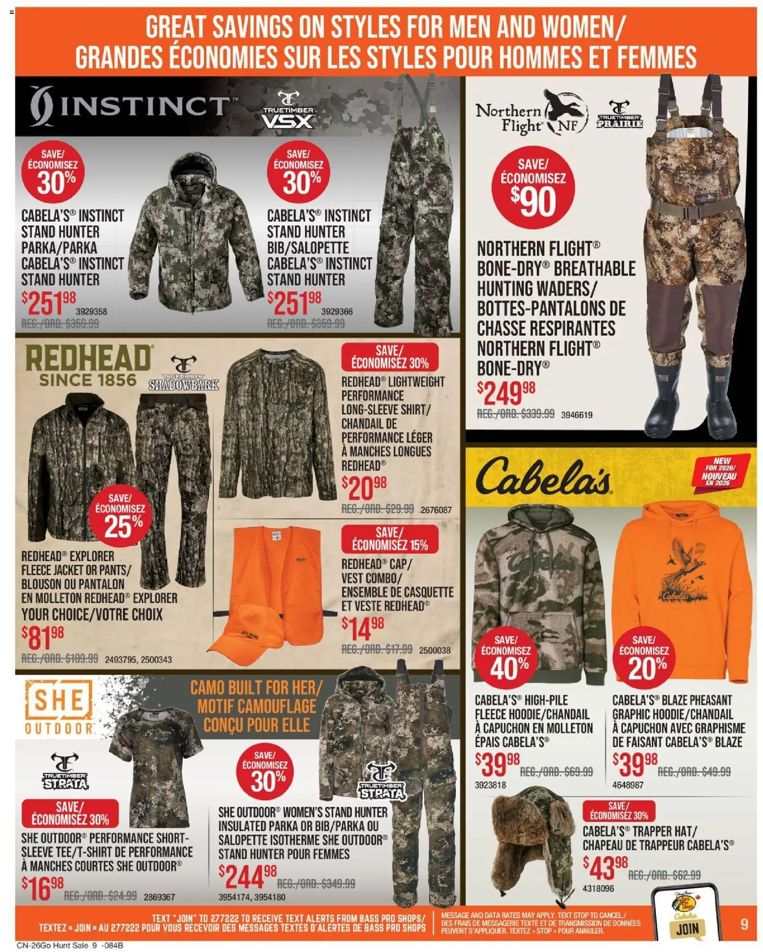 Cabelas flyer valid from Oct 22, 2026 | Page: 9