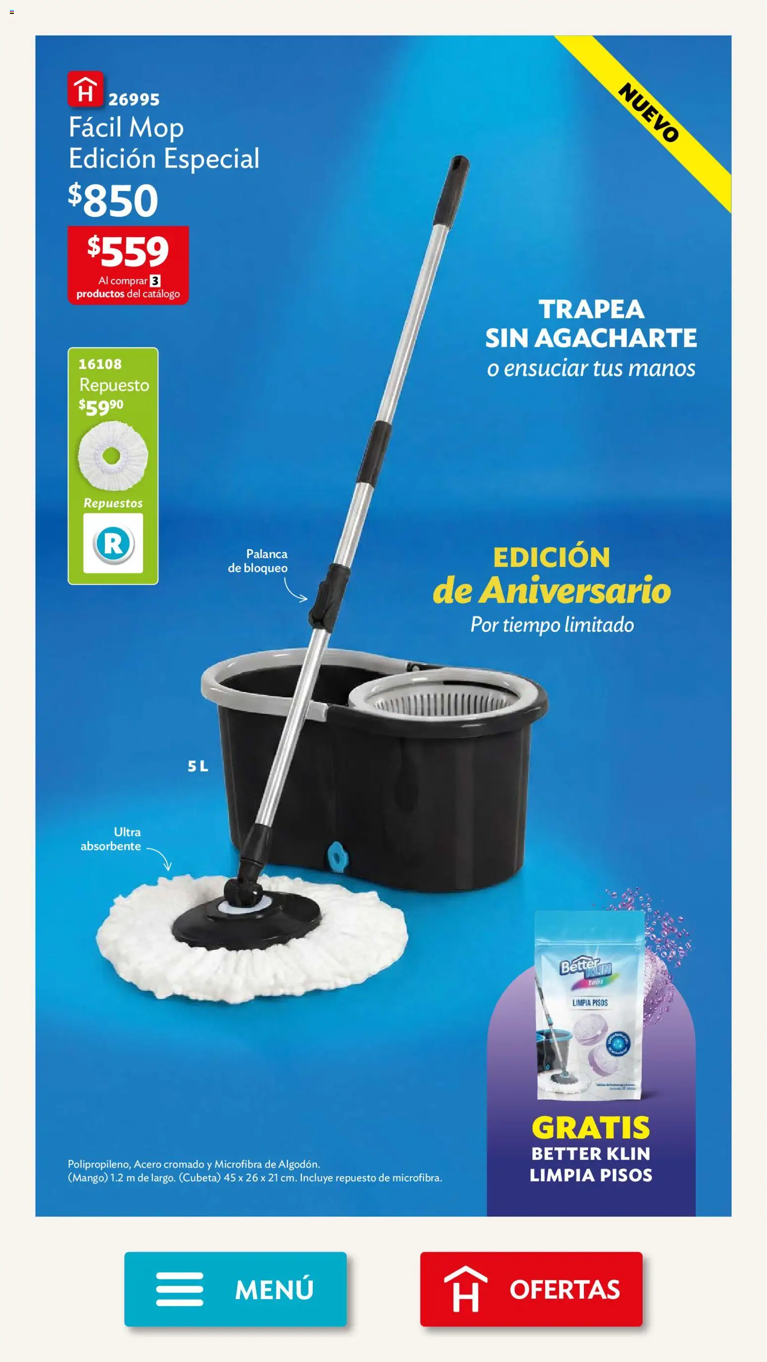 Nuevas ofertas de Betterware válidas en toda la República Mexicana desde el 29/06/2026. ¡Encuentra las mejores ofertas en Betterware campaña 7 2026! | Página: 8 | Productos: Mango