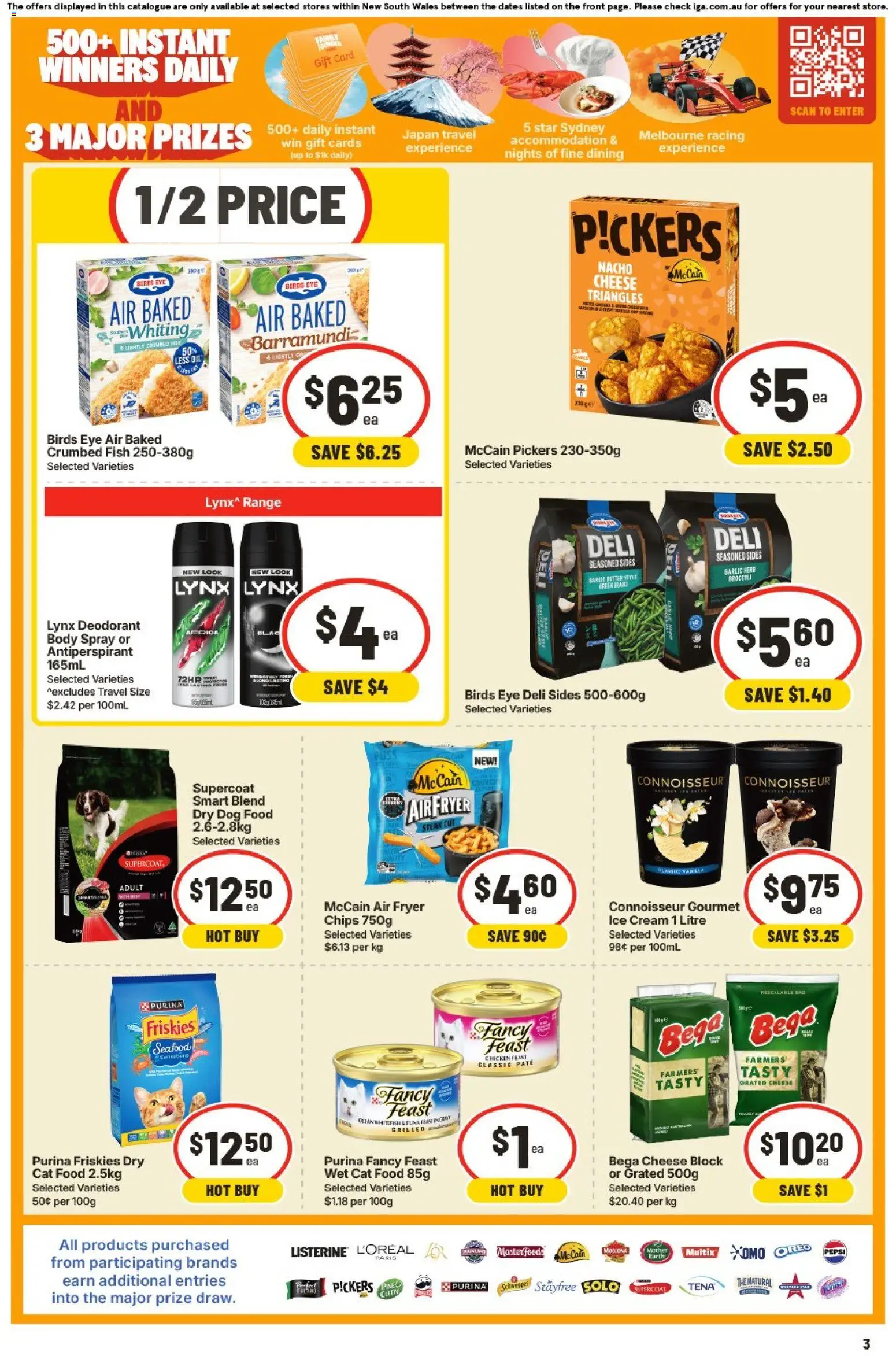 IGA catalogue - valid from 01/07/2026 | Page: 3 | Products: Butter, Chicken, Fish, Dog food