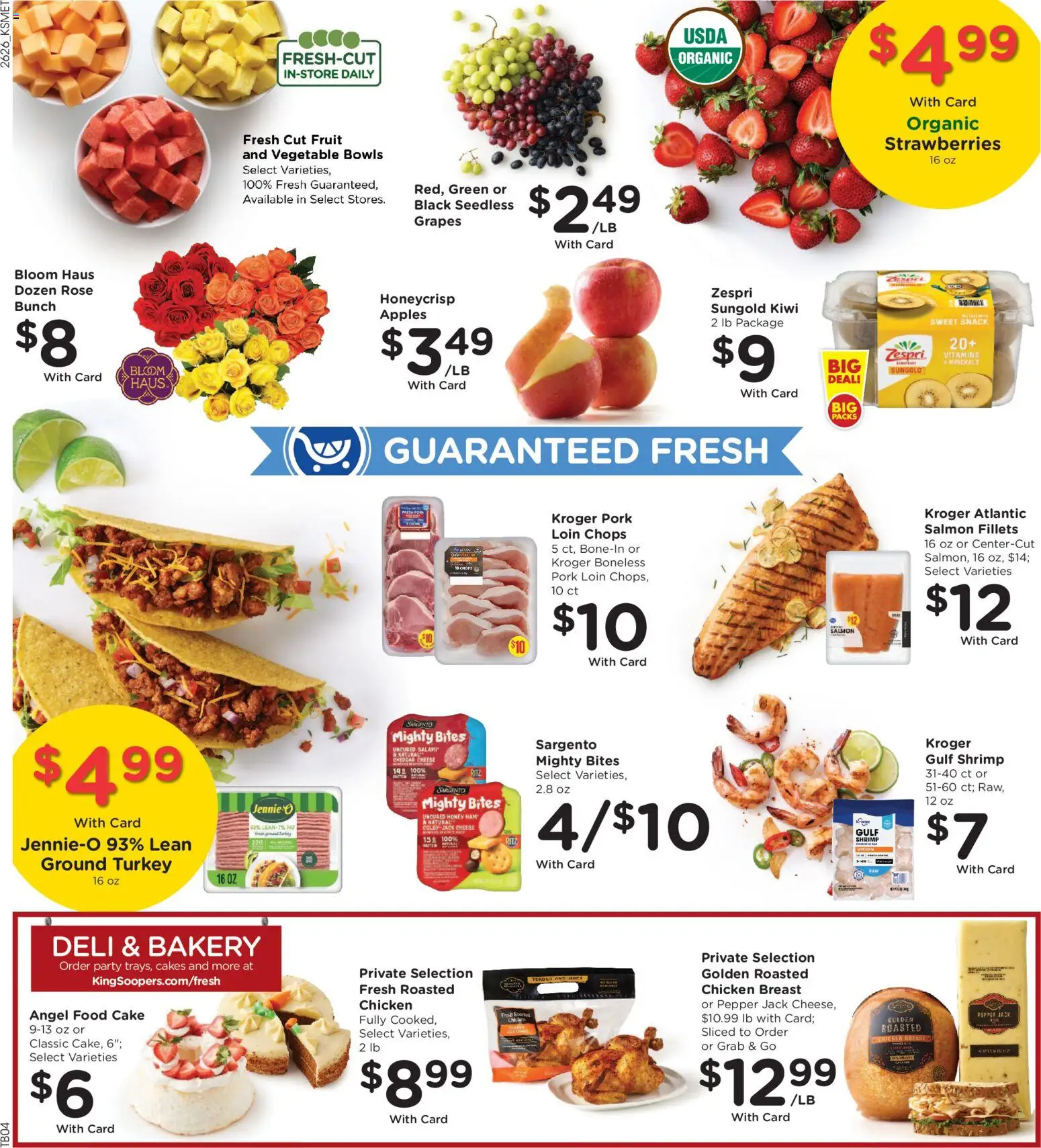 King Soopers Weekly Ad - valid from 07/29/2026 | Page: 16 | Products: Bakery, Cheese, Pork, Apples