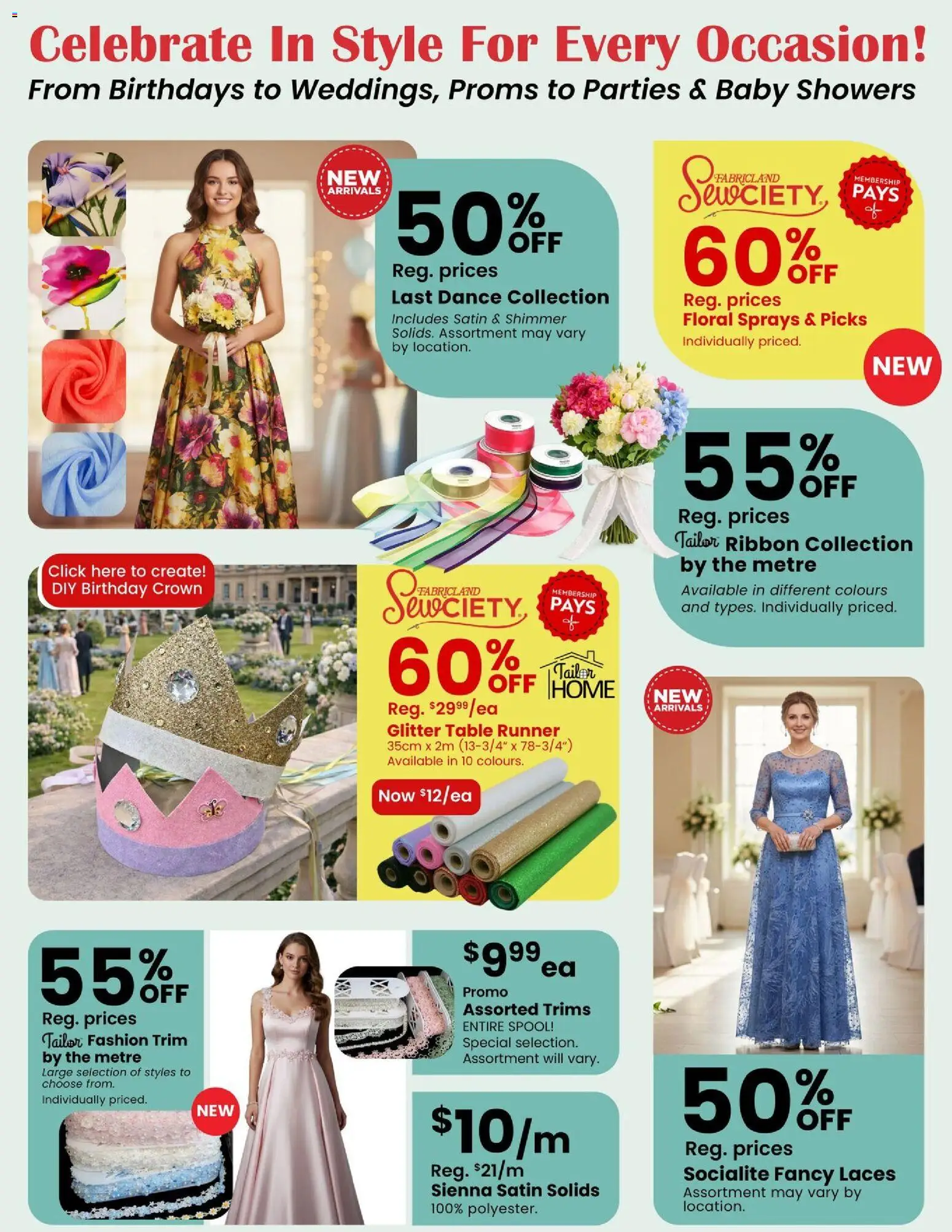 Fabricland flyer valid from 01.04.2026 | Page: 6 | Products: Table