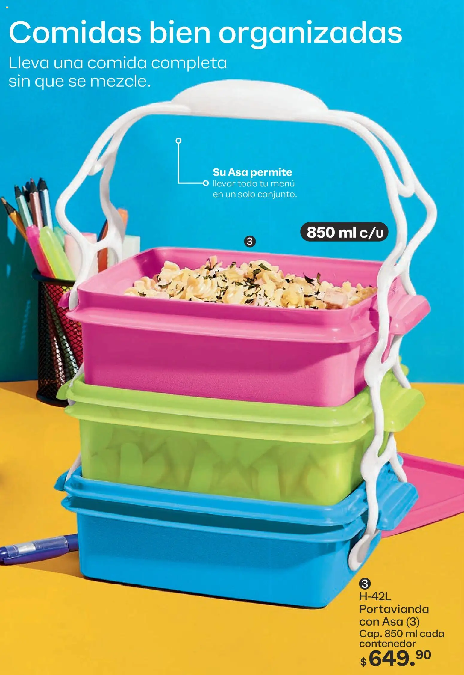Nuevas ofertas de Tupperware válidas en toda la República Mexicana desde el 13/07/2026. ¡Encuentra las mejores ofertas en Tupperware catálogo! | Página: 45 | Productos: Contenedor
