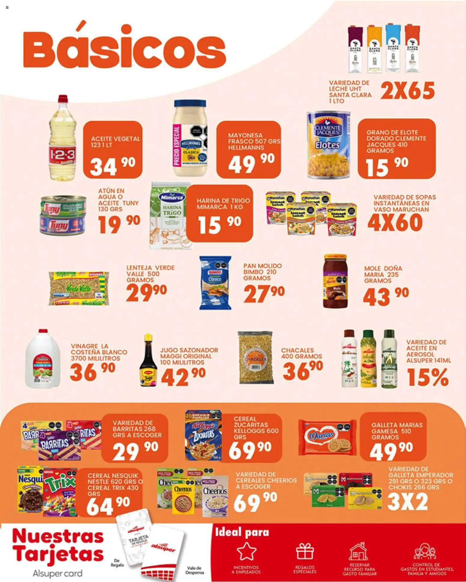 Nuevas ofertas de Alsuper válidas en toda la República Mexicana desde el 10.03.2026. ¡Encuentra las mejores ofertas en Alsuper folleto Chihuahua-Estado! | Página: 6 | Productos: Vinagre, Leche, Pan, Despensa
