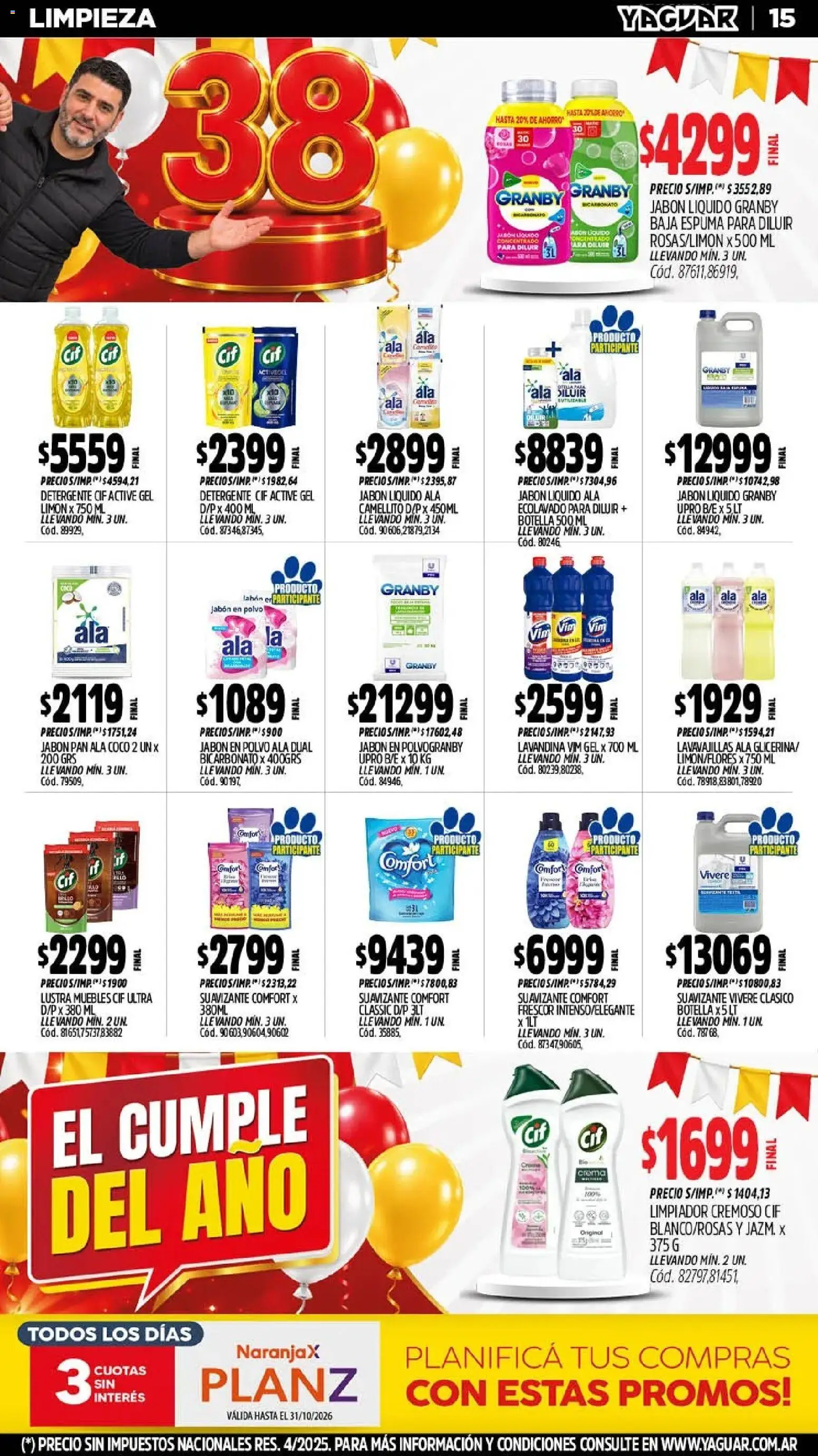 Yaguar - Oferta Semanal Misiones │ válido desde el 19/10/2026 | Página: 17