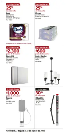 Vista previa de Moorefield, gabinete de medicinas, con espejo LED, modelo Luna, gabinete de medicinas con espejo LED modelo Luna, nuevo folleto de la tienda, válido en México a partir del 27/07/2026 | Página: 16