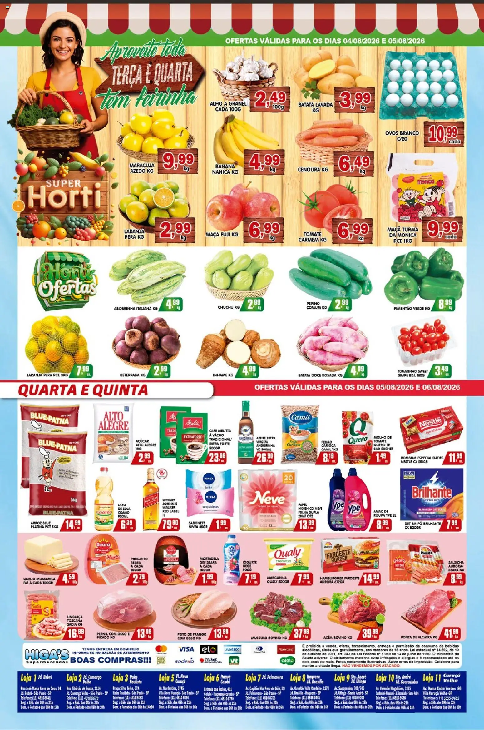 Higa's Supermercado Folheto - válido de 05/08/2026 | Página: 4