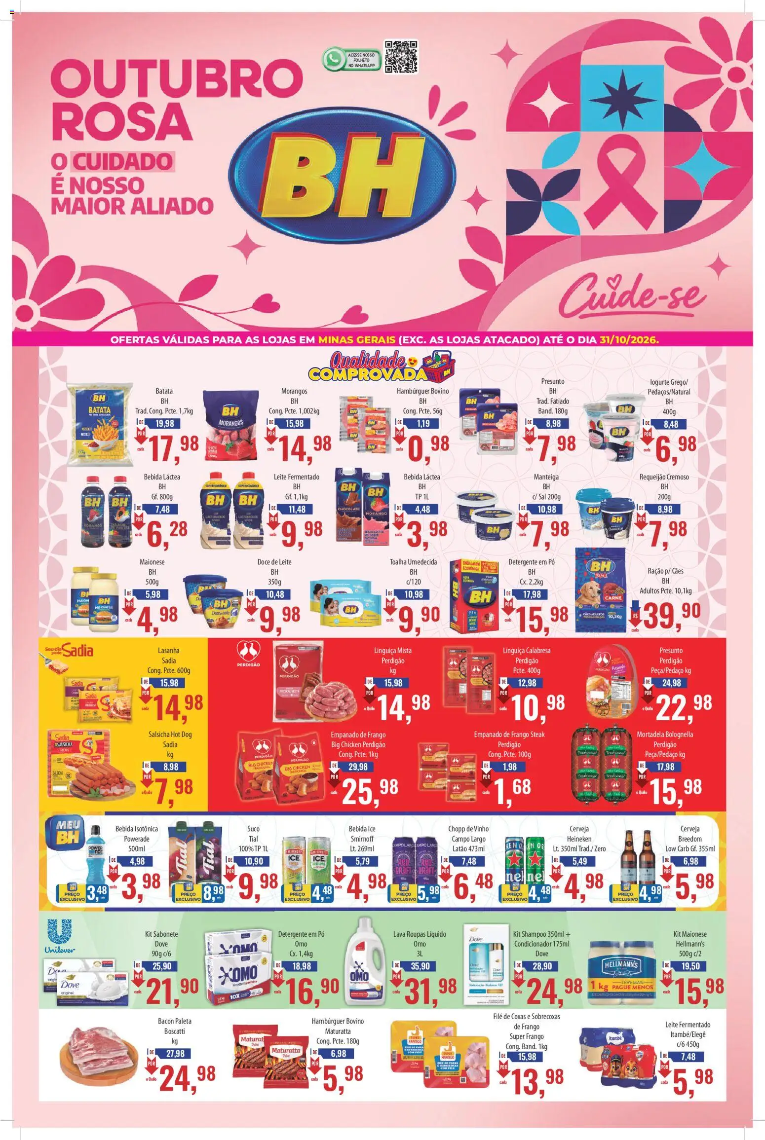 Supermercados BH Folheto - válido de 16/10/2026 | Página: 1