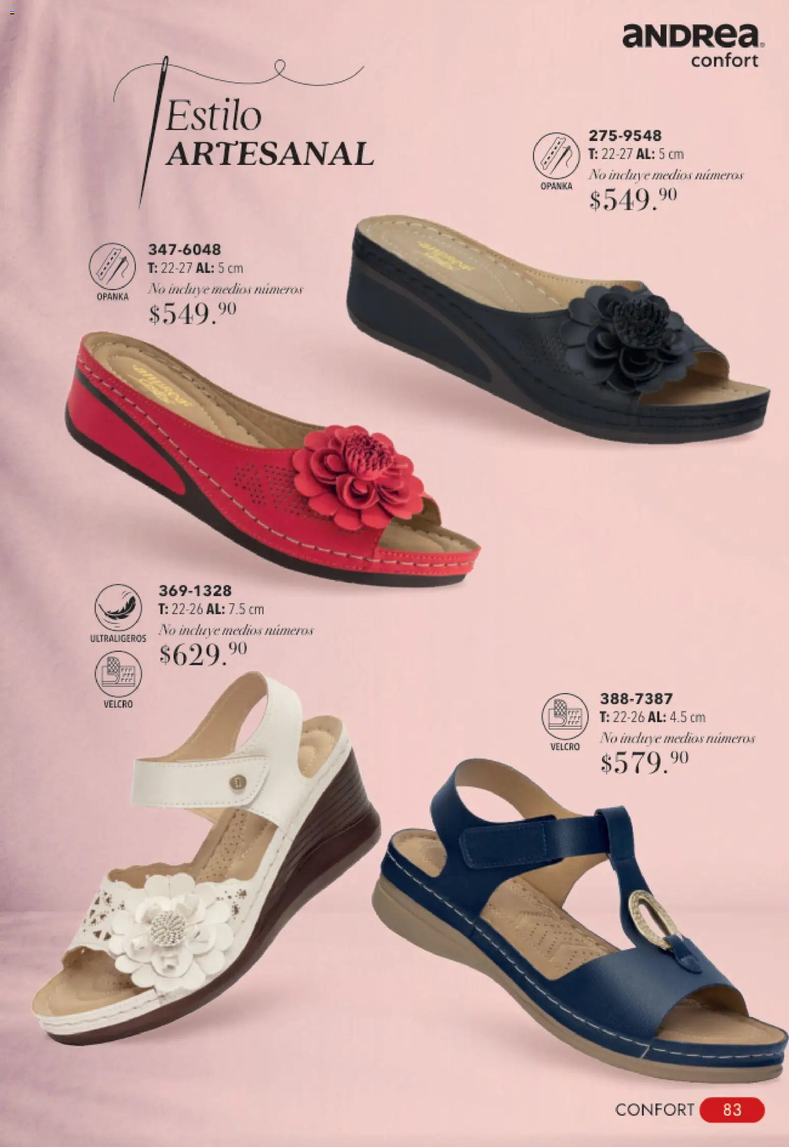 Nuevas ofertas de Andrea válidas en toda la República Mexicana desde el 23/08/2026. ¡Encuentra las mejores ofertas en Andrea catálogo Tropical! | Página: 83