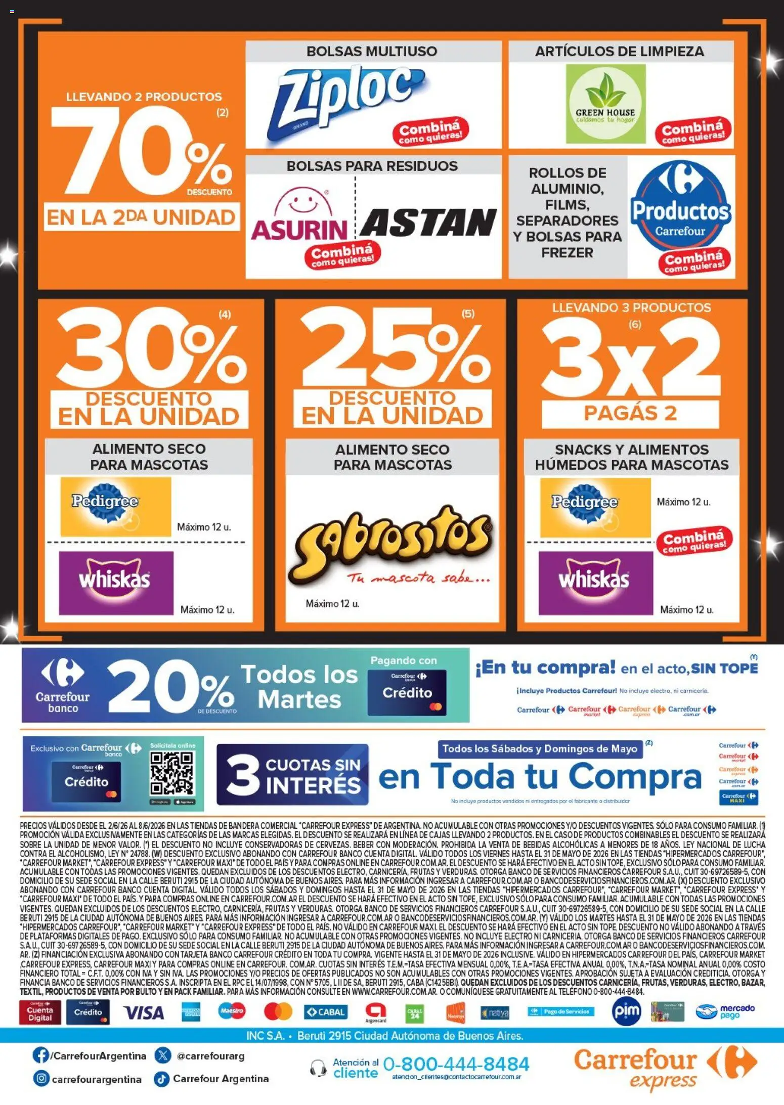 Carrefour - Carrefour Express │ válido desde el 02.06.2026 | Página: 8 | Productos: Teléfono, Sobre