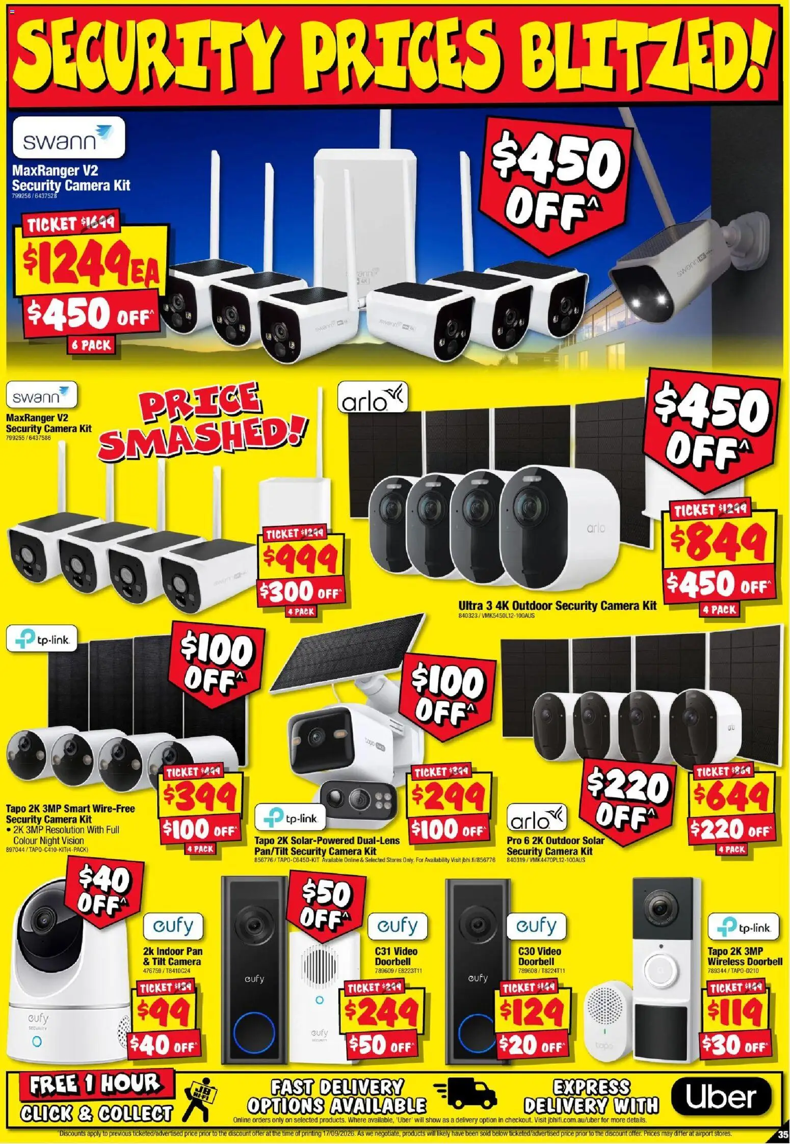JB Hi-Fi catalogue - valid from 24/09/2026 | Page: 35 | Products: Doorbell, Camera, Video