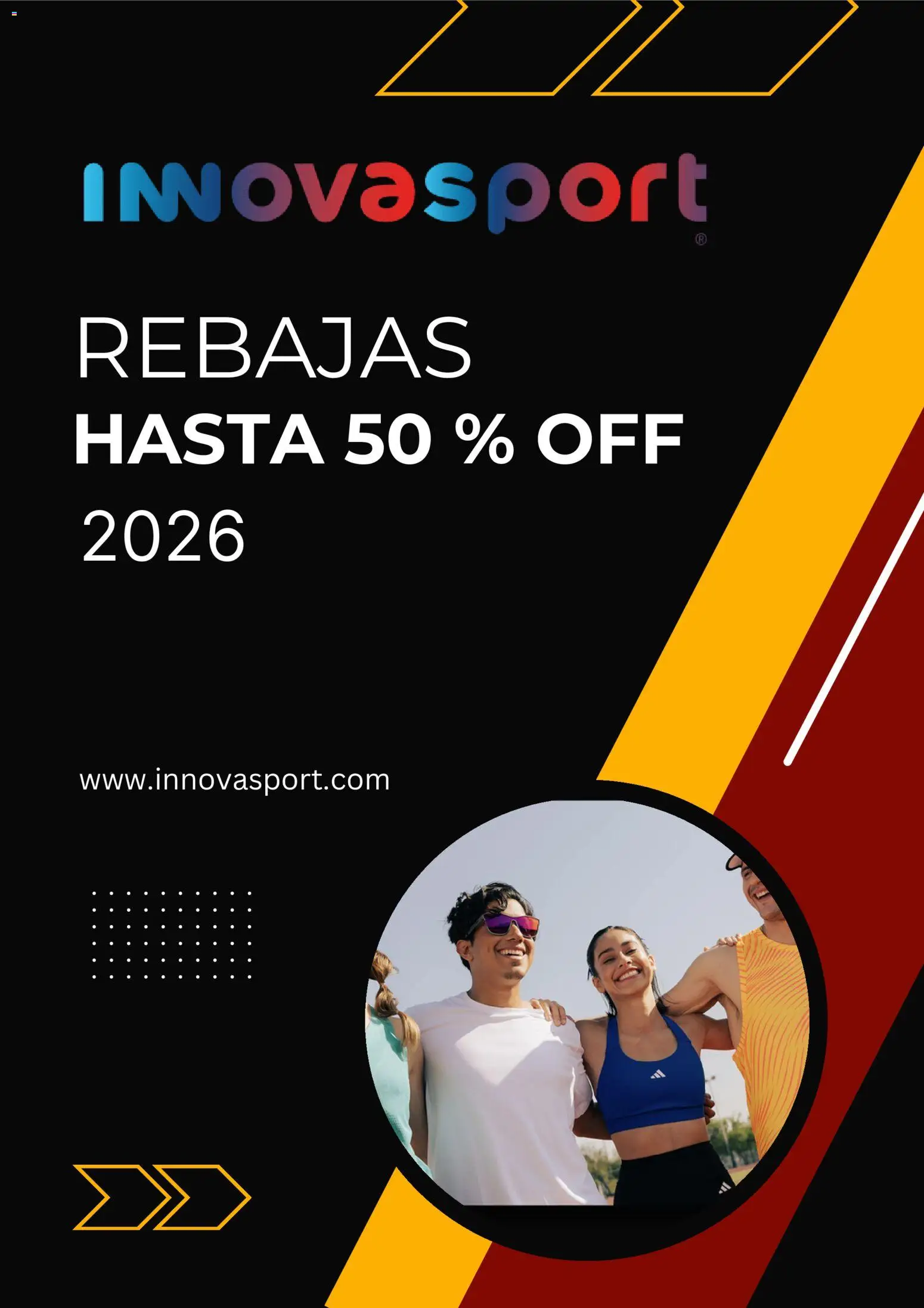 Nuevas ofertas de Innovasport válidas en toda la República Mexicana desde el 03.06.2026. ¡Encuentra las mejores ofertas en Innovasport catálogo! | Página: 1