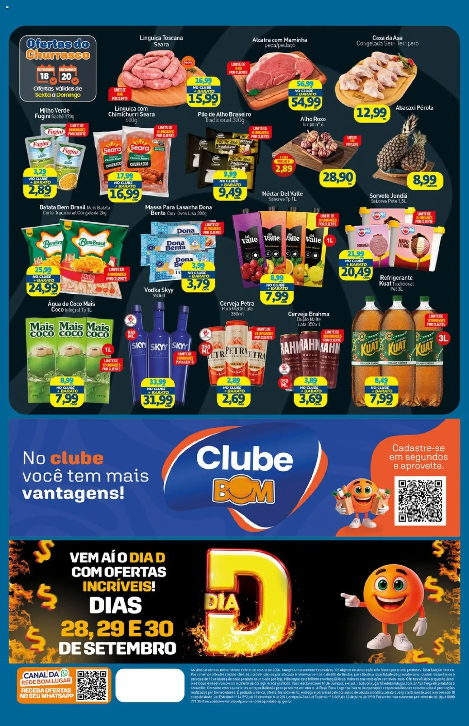 Rede Bom Lugar Folheto - válido de 18/09/2026 | Página: 2 | Produtos: Decoração, Milho verde, Massa, Bebida