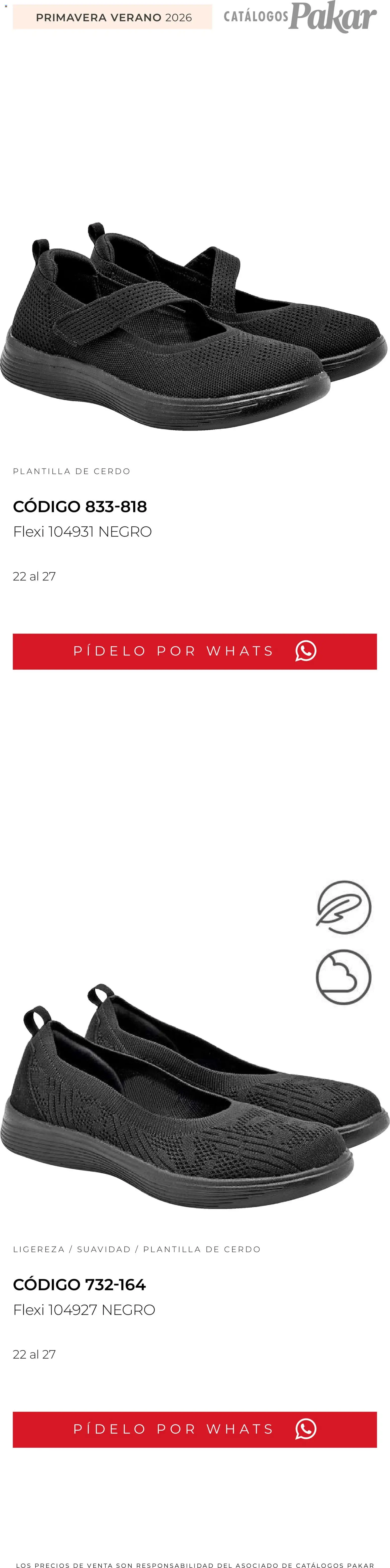 Nuevas ofertas de SC Pakar válidas en toda la República Mexicana desde el 04/03/2026. ¡Encuentra las mejores ofertas en SC Pakar catálogo Flexi PV26! | Página: 108 | Productos: Cerdo