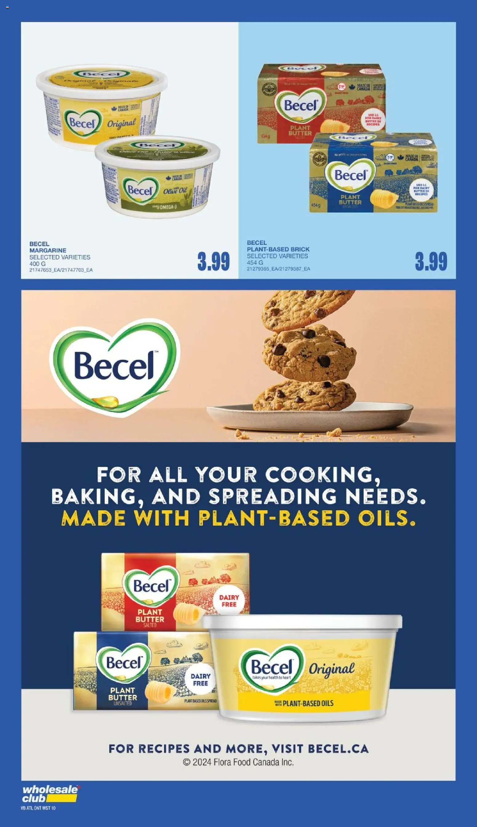 Wholesale Club flyer valid from Jul 30, 2026 | Page: 22 | Products: Butter, Oil