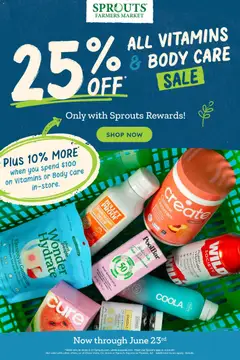 Preview of Sprouts weekly ads valid from 17.06.2026