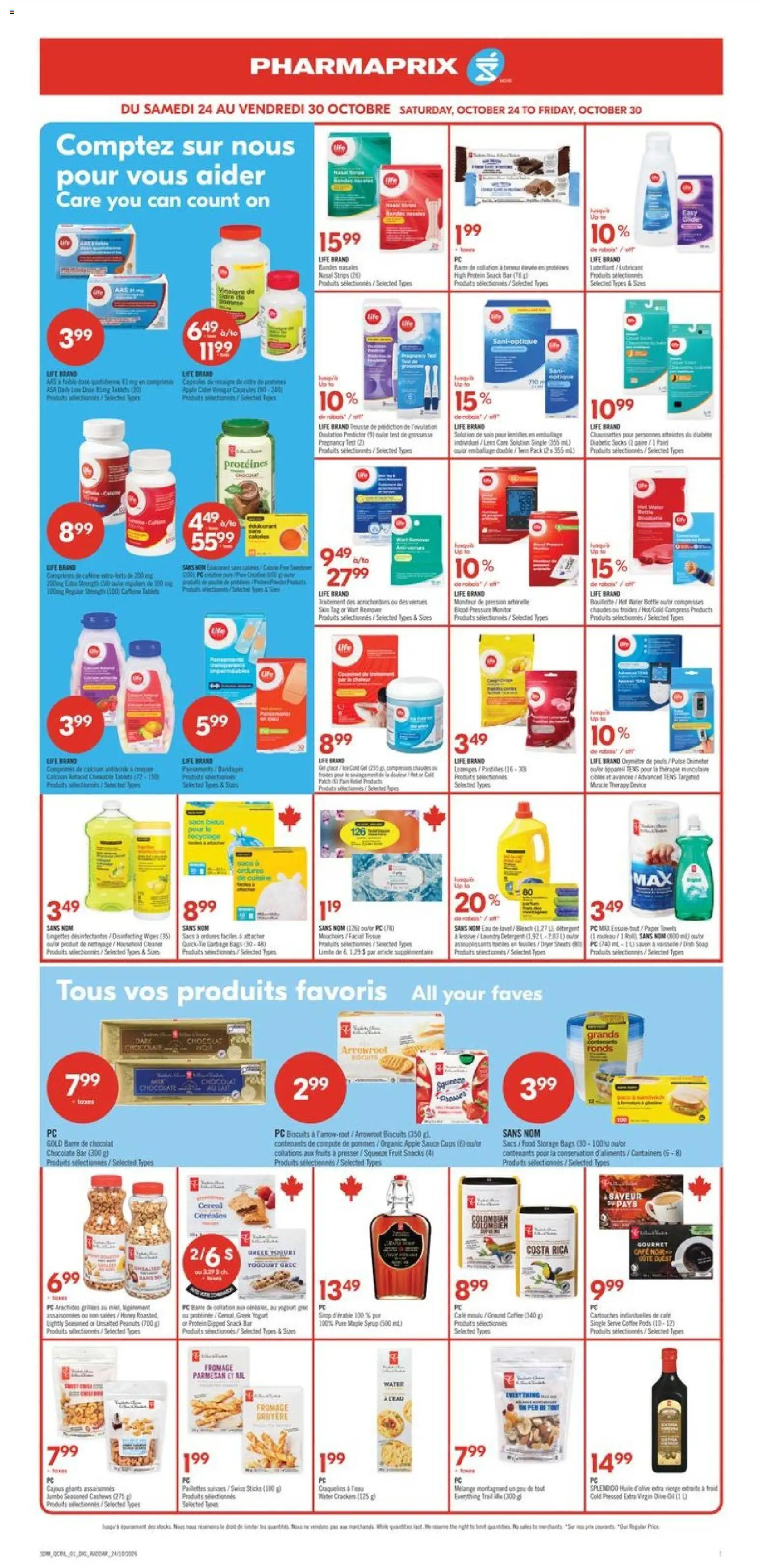 Pharmaprix flyer valid from Oct 24, 2026 | Page: 13