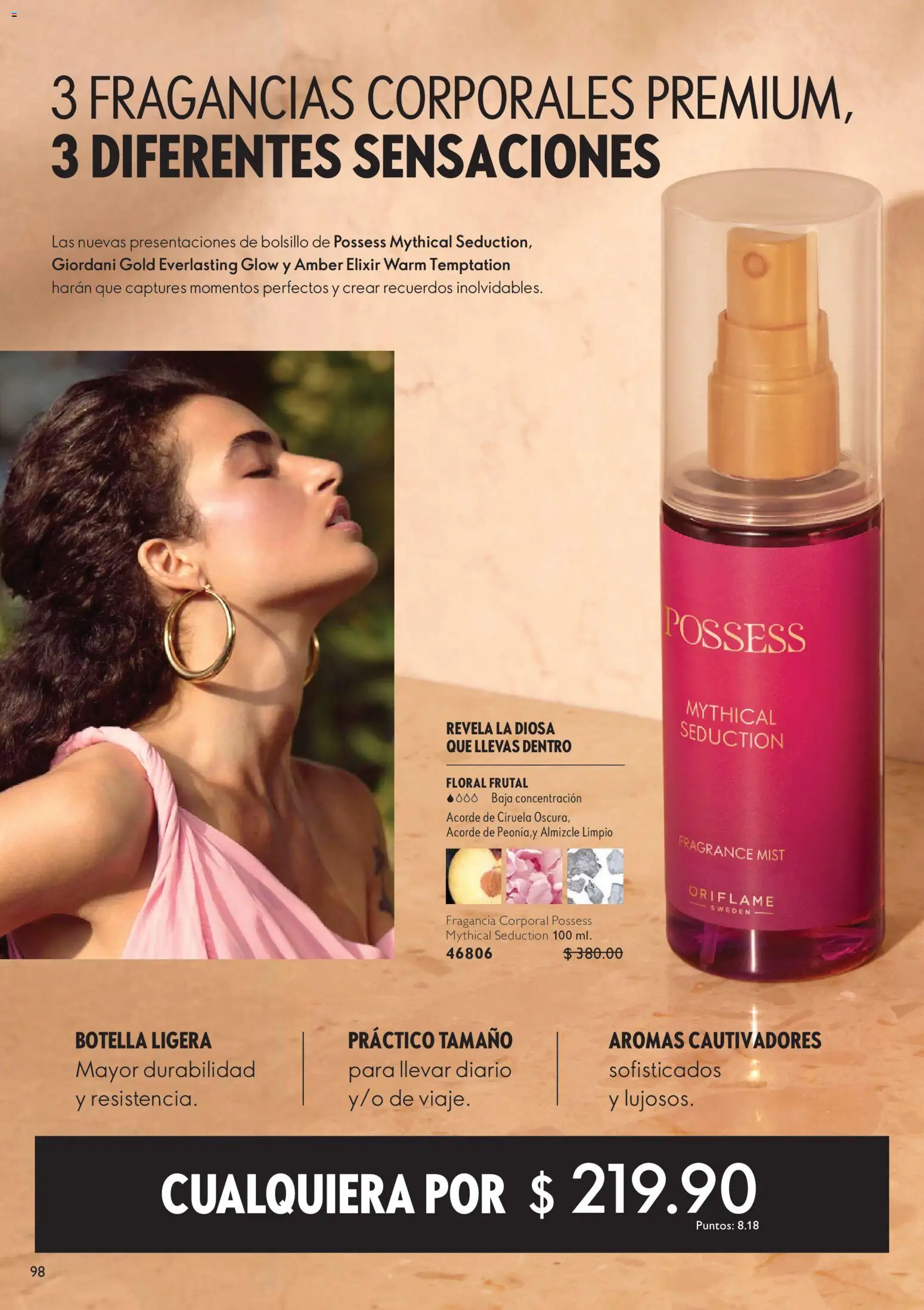 Nuevas ofertas de Oriflame válidas en toda la República Mexicana desde el 30.05.2026. ¡Encuentra las mejores ofertas en Oriflame campaña 8 2026! | Página: 98