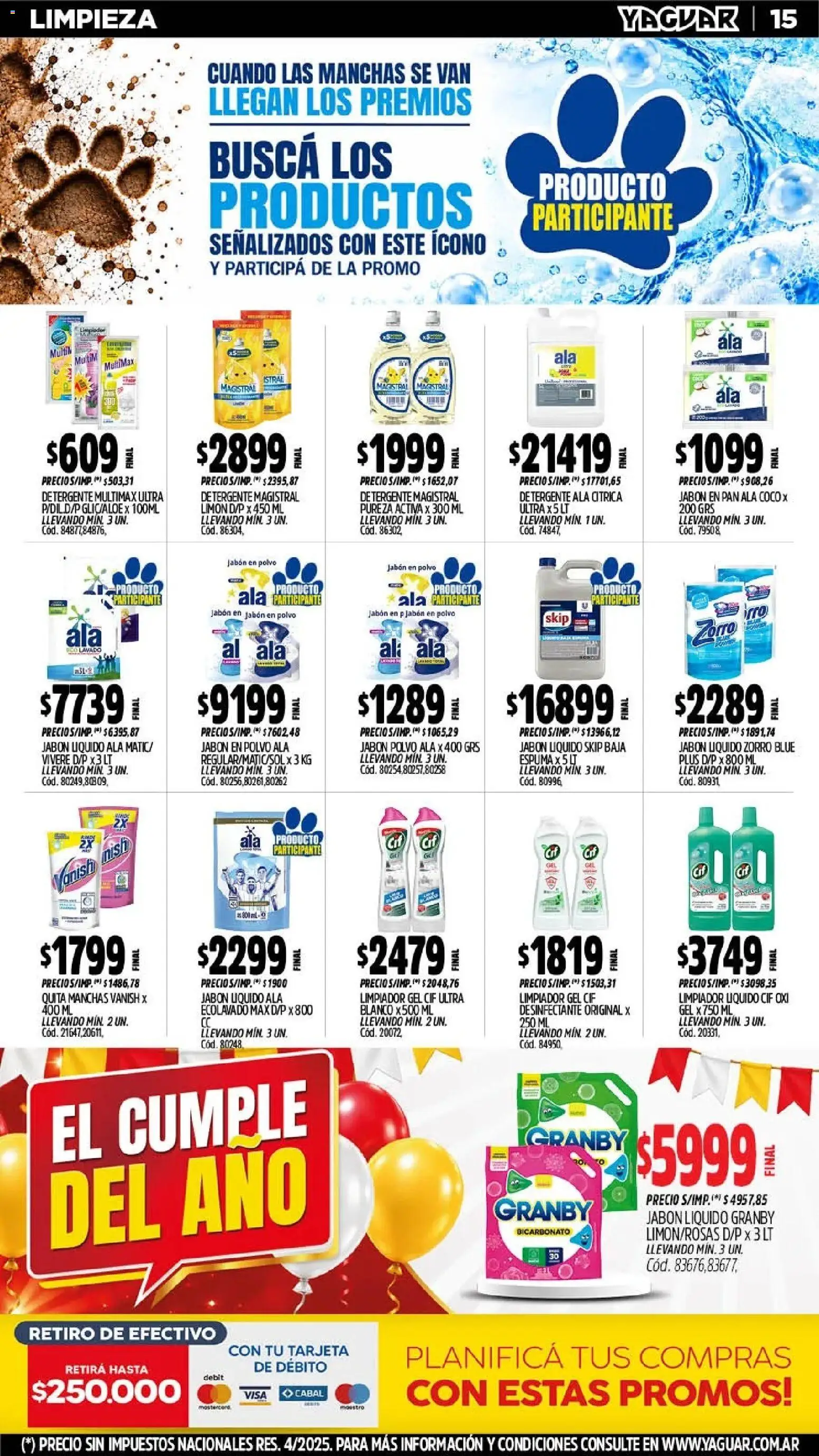 Yaguar - Oferta Semanal General Roca │ válido desde el 26/10/2026 | Página: 17