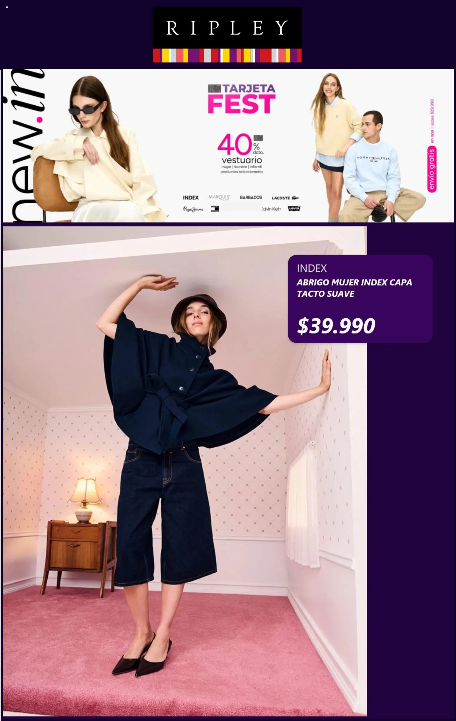 Ripley Ofertas │ válido desde el 16.08.2026 | Página: 4 | Productos: Sobre, Abrigo