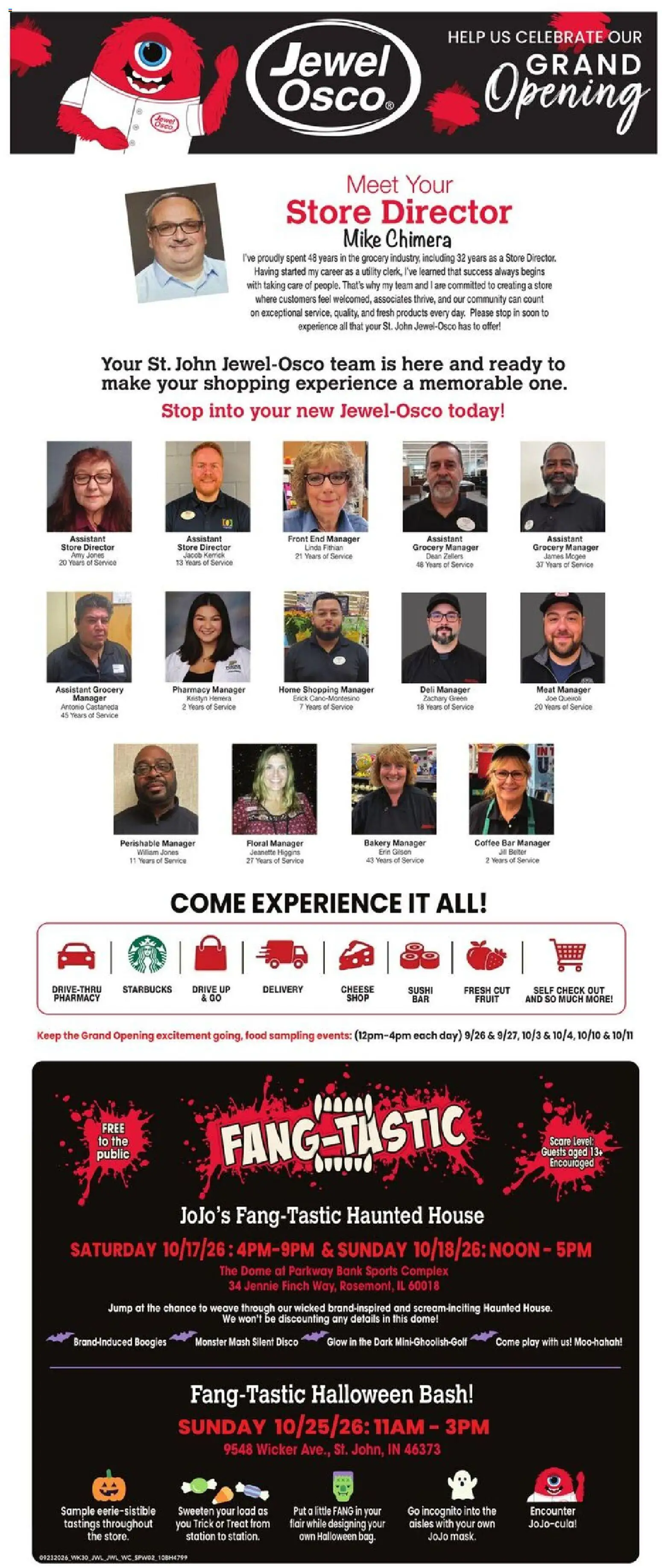 Jewel Osco Grand Opening - valid from 09/23/2026 | Page: 2 | Products: Sushi, Meat, Coffee, Fruit