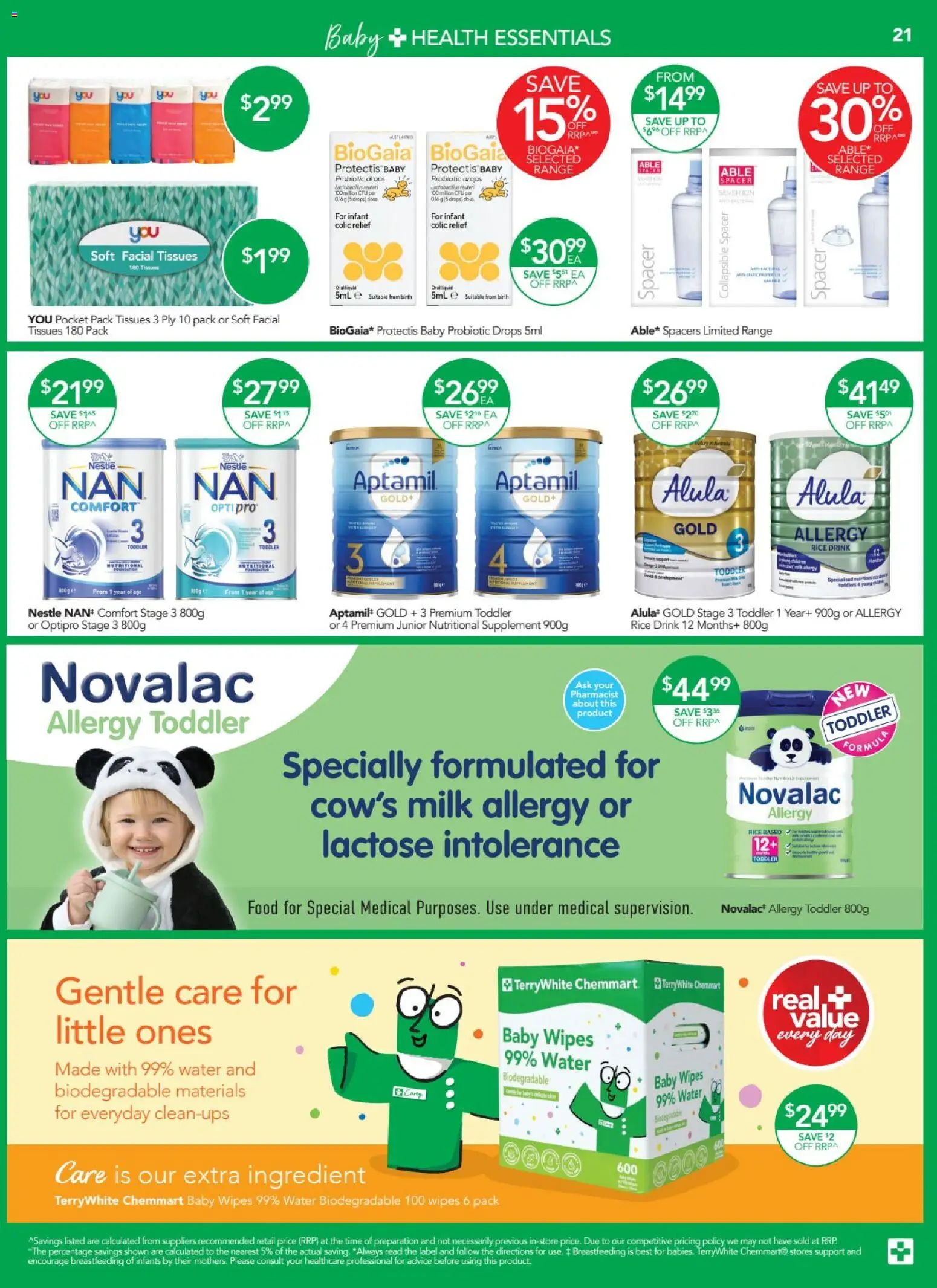 Terry White catalogue - valid from 10/09/2026 | Page: 22 | Products: Rice, Water, Tissues, Allergy