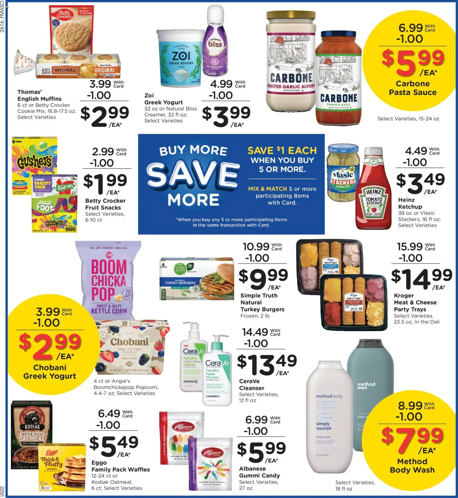 Fred Meyer Weekly Ad - valid from 20.05.2026 | Page: 7 | Products: Milk, Butter, Pasta, Garlic