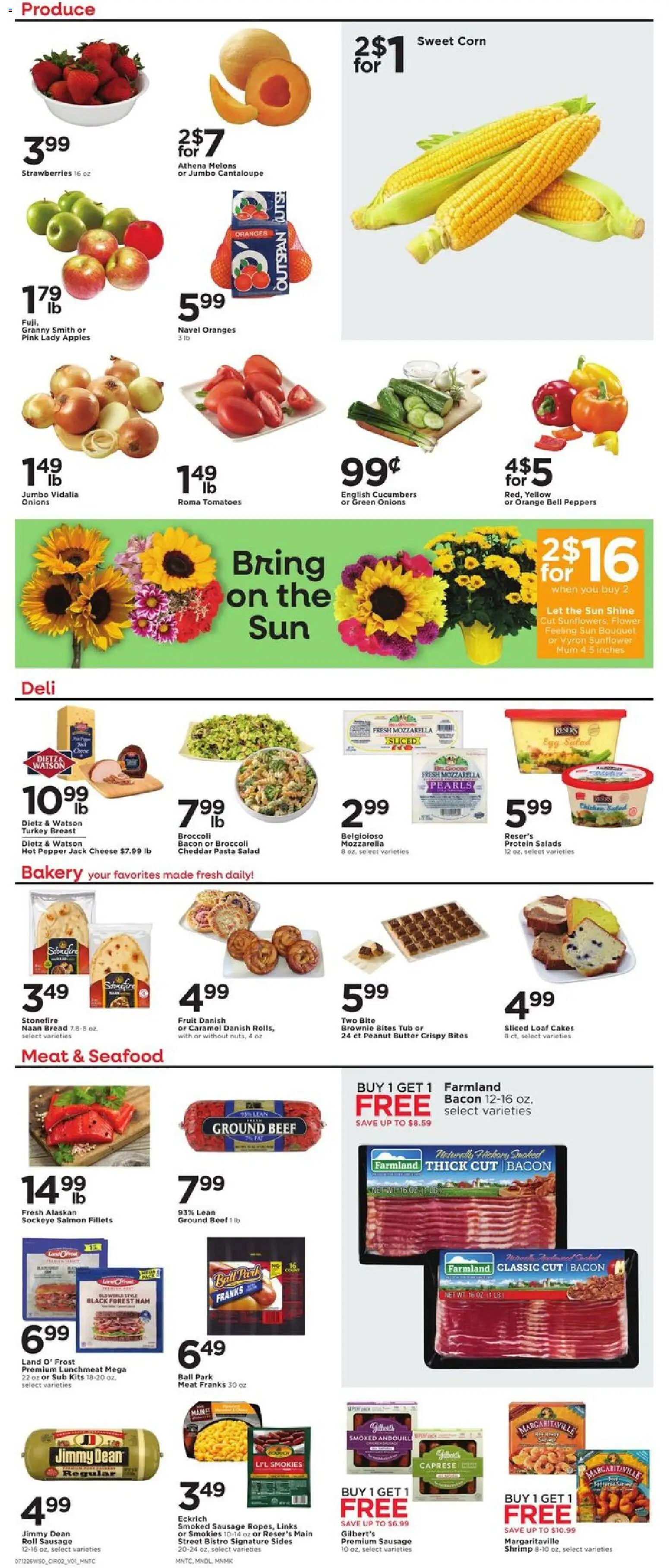 Cub Foods Weekly Ad - valid from 07/12/2026 | Page: 2 | Products: Broccoli, Cheese, Apples, Brownie Bites