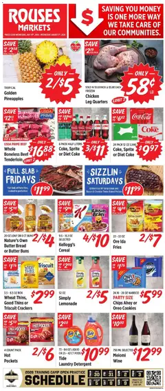 Preview of Rouses weekly ads valid from 07/29/2026