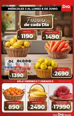Vista previa Dia - Supermercado DIA Ofertas válido desde el 03.06.2026 | Página: 26 | Productos: Banana, Milanesa, Limón, Zanahoria