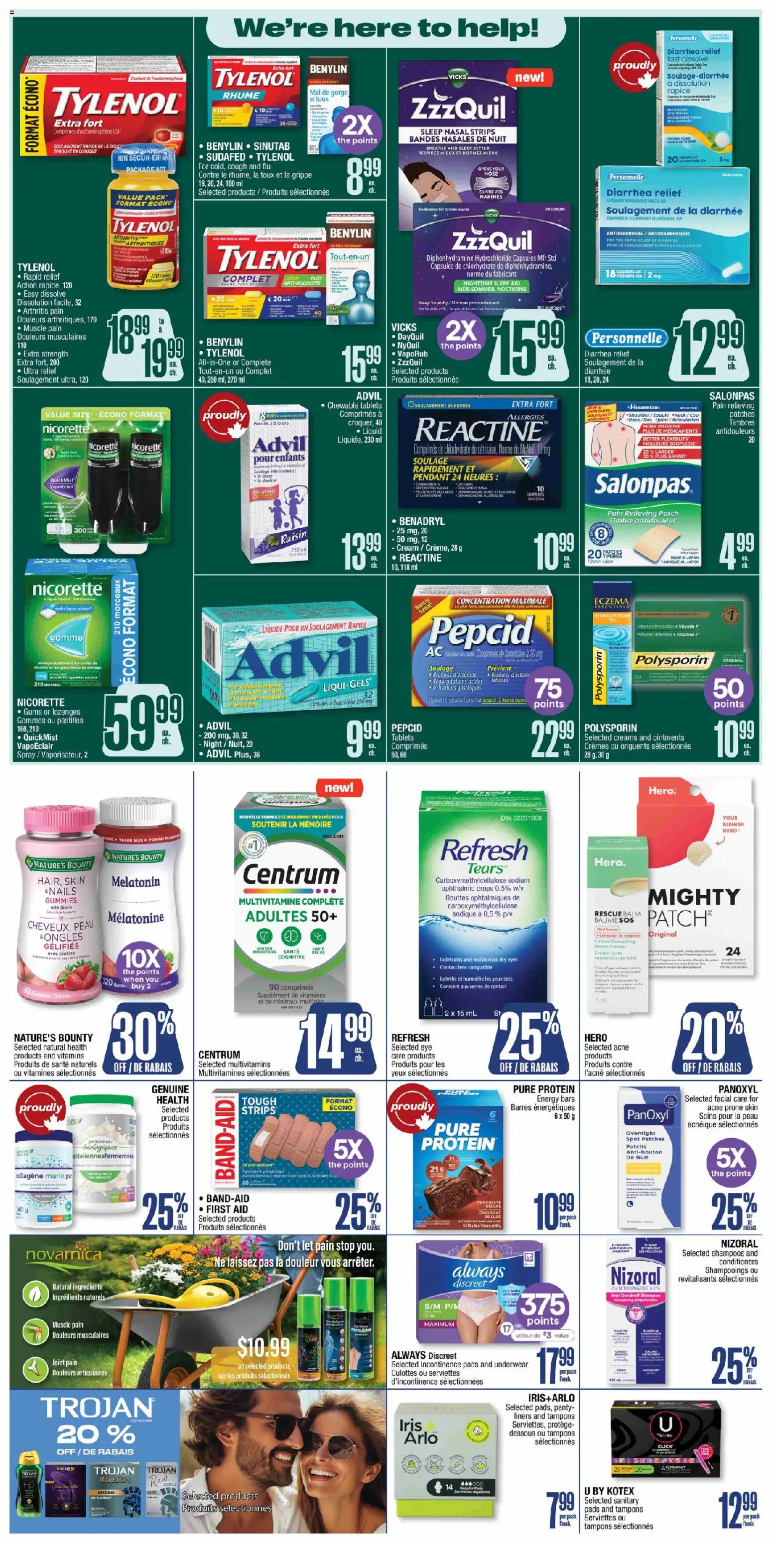 Jean Coutu flyer valid from 18.06.2026 | Page: 7 | Products: Cream, Shampoo, Chocolate, Underwear
