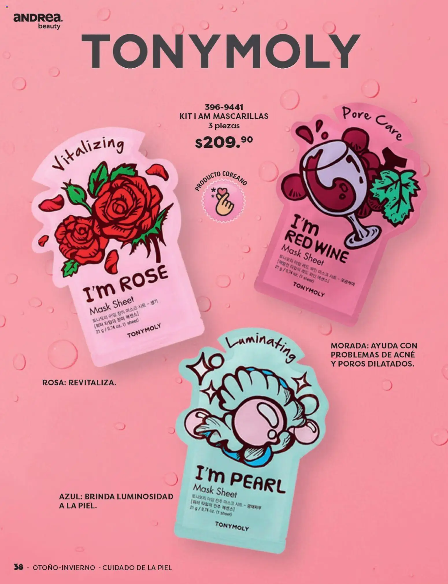 Nuevas ofertas de Andrea válidas en toda la República Mexicana desde el 23/08/2026. ¡Encuentra las mejores ofertas en Andrea catálogo Beauty! | Página: 38 | Productos: Mascarillas