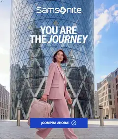 Vista previa de Samsonite, nuevo folleto de la tienda, válido en México a partir del 26/08/2026