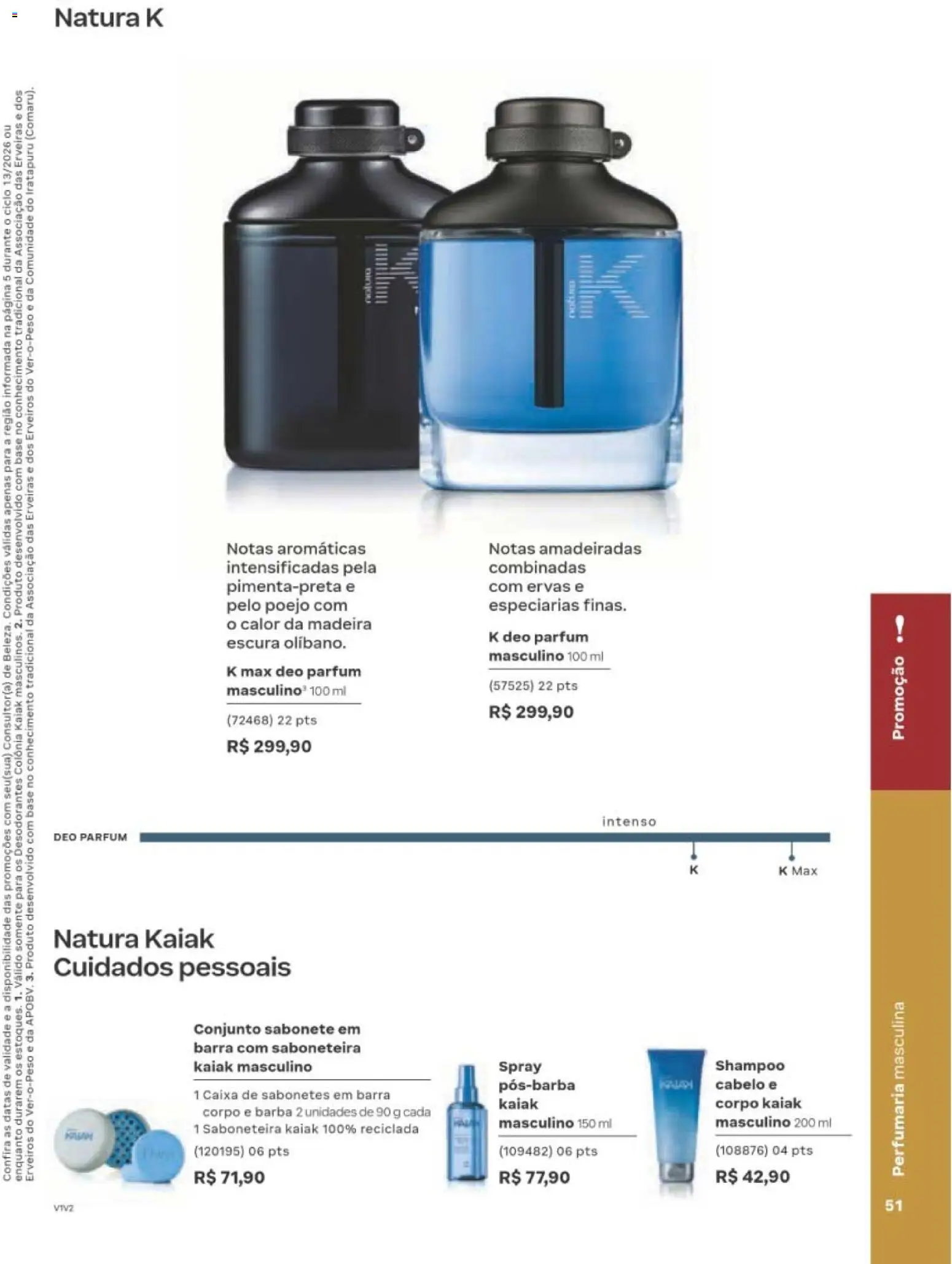 Natura Folheto - válido de 10/08/2026 | Página: 52 | Produtos: Caixa, Base, Sabonete, Saboneteira