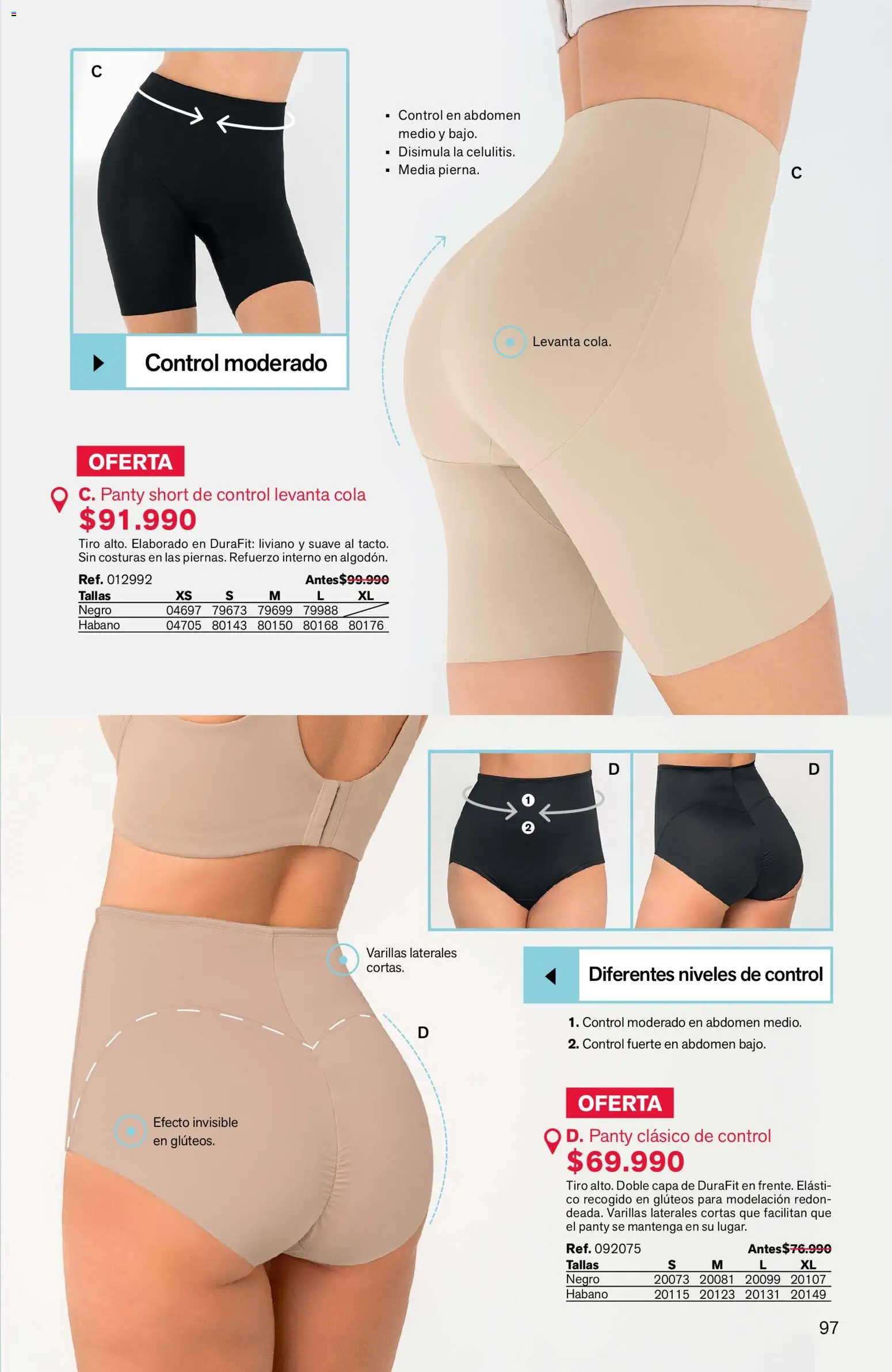 Leonisa revista - valida desde el 01/10/2026 | Página: 97 | Productos: Short