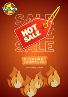 Vista previa de Waldo's Hot Sale, nuevo folleto de la tienda, válido en México a partir del 25.05.2026