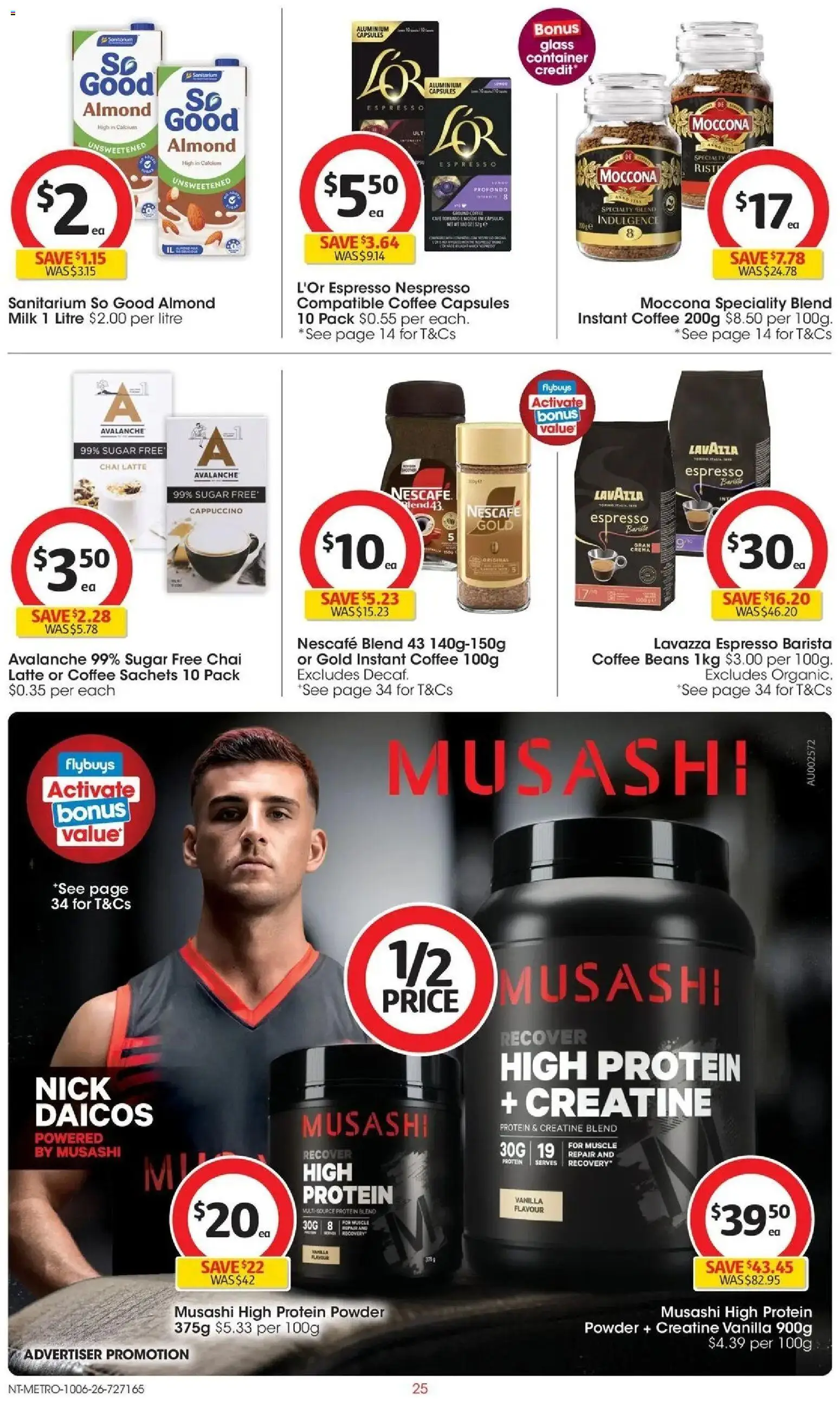Coles catalogue - valid from 09.06.2026 | Page: 25 | Products: Powder, Milk, Coffee, Nescafe