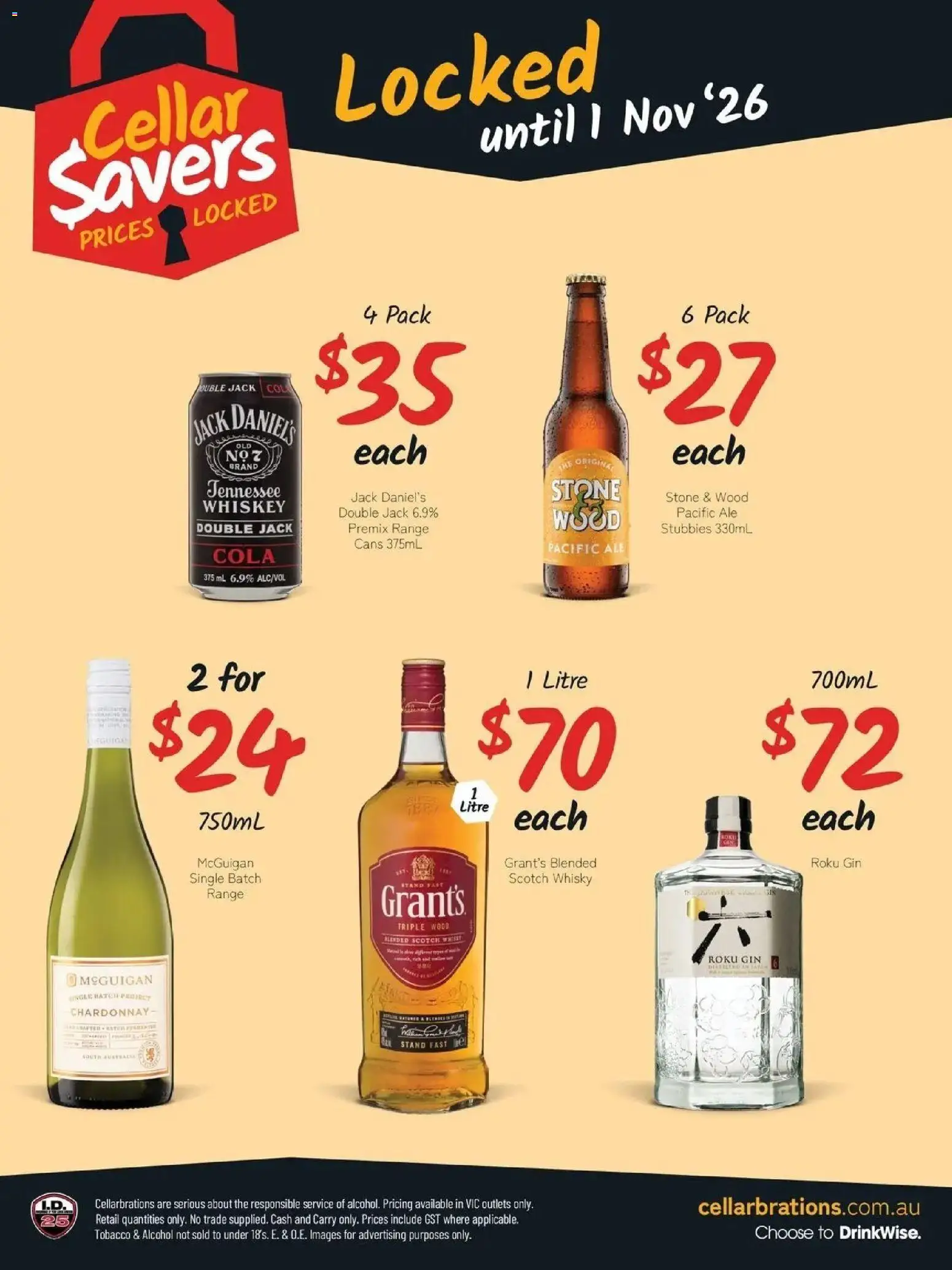 Cellarbrations catalogue - valid from 07/09/2026 | Page: 4 | Products: Alcohol, Gin, Whiskey, Scotch