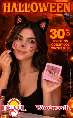 Vista previa de Del Sol y Woolworth catálogo Halloween, nuevo folleto de la tienda, válido en México a partir del 22/10/2026