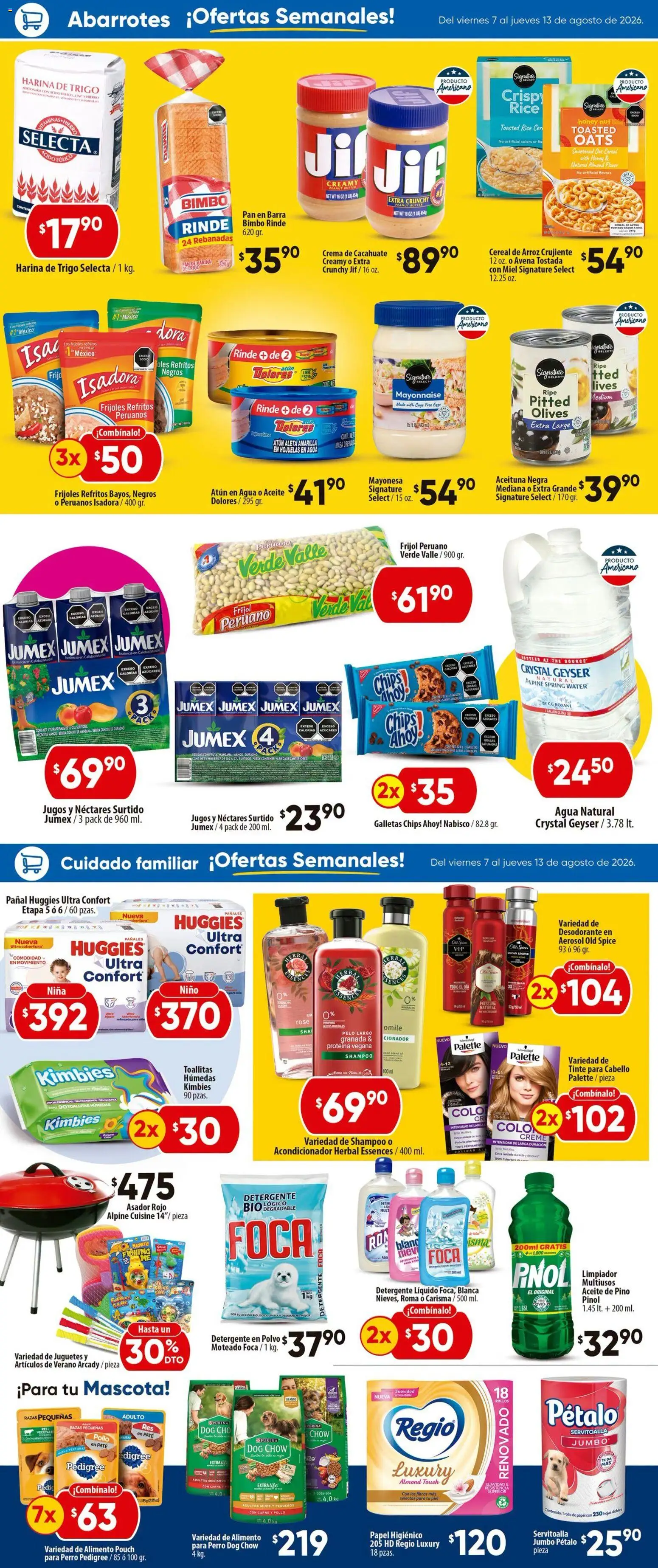 Nuevas ofertas de Calimax válidas en toda la República Mexicana desde el 07/08/2026. ¡Encuentra las mejores ofertas en Calimax folleto! | Página: 2 | Productos: Frijoles, Mayonesa, Crema, Granada
