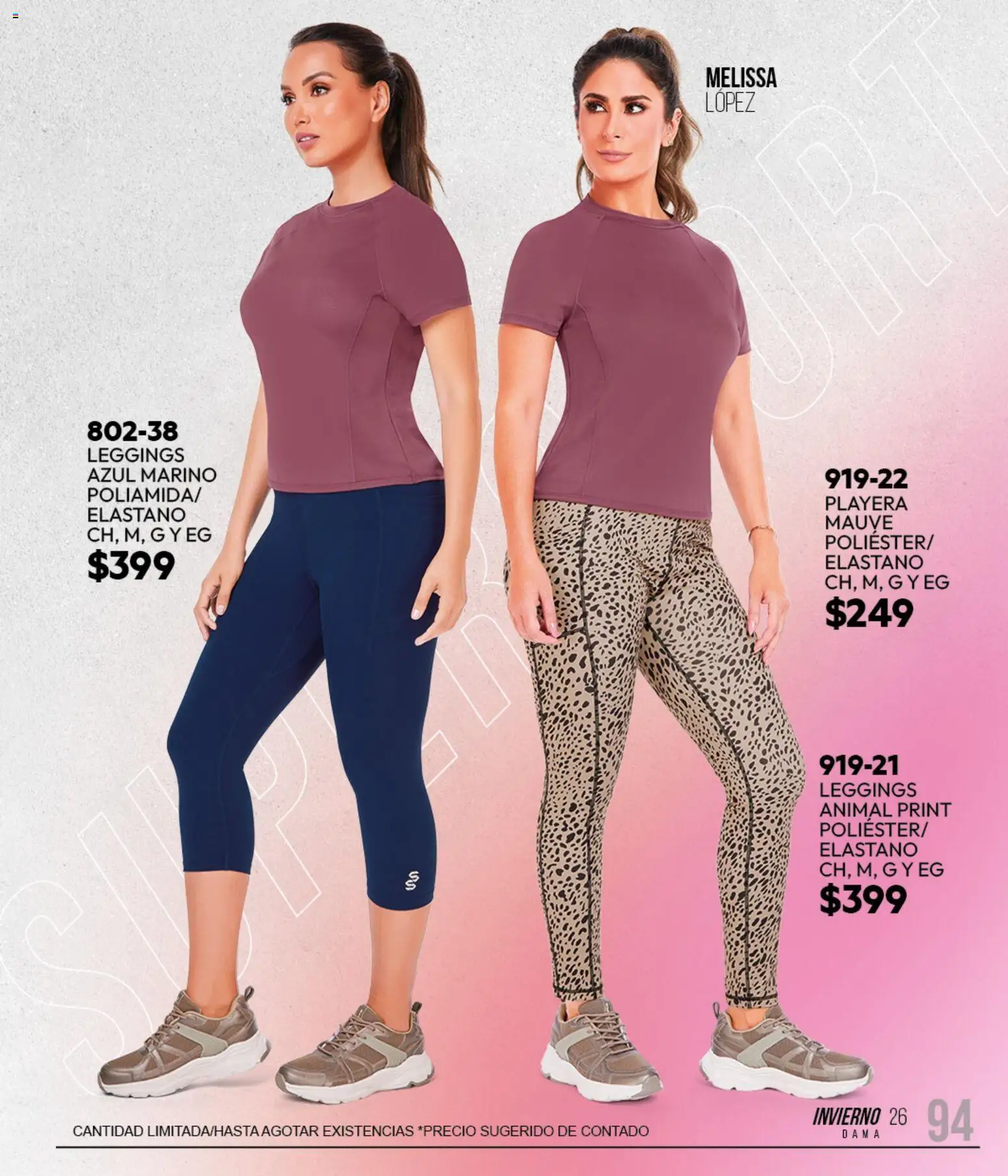 Nuevas ofertas de Cklass válidas en toda la República Mexicana desde el 11/09/2026. ¡Encuentra las mejores ofertas en Cklass catálogo Sportbrands Dama Invierno! | Página: 111 | Productos: Leggings, Playera