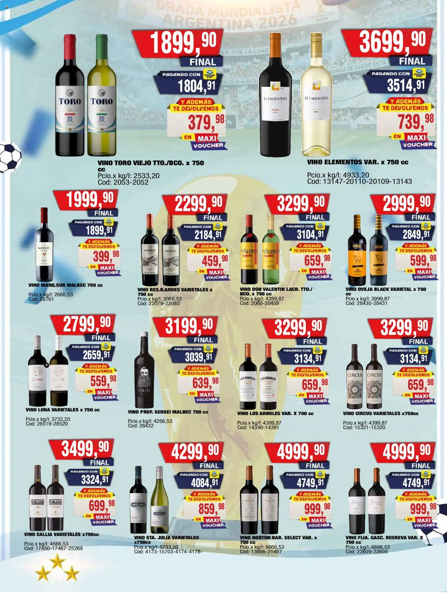 Maxiconsumo ofertas │ válido desde el 29/06/2026 | Página: 23 | Productos: Vino, Té